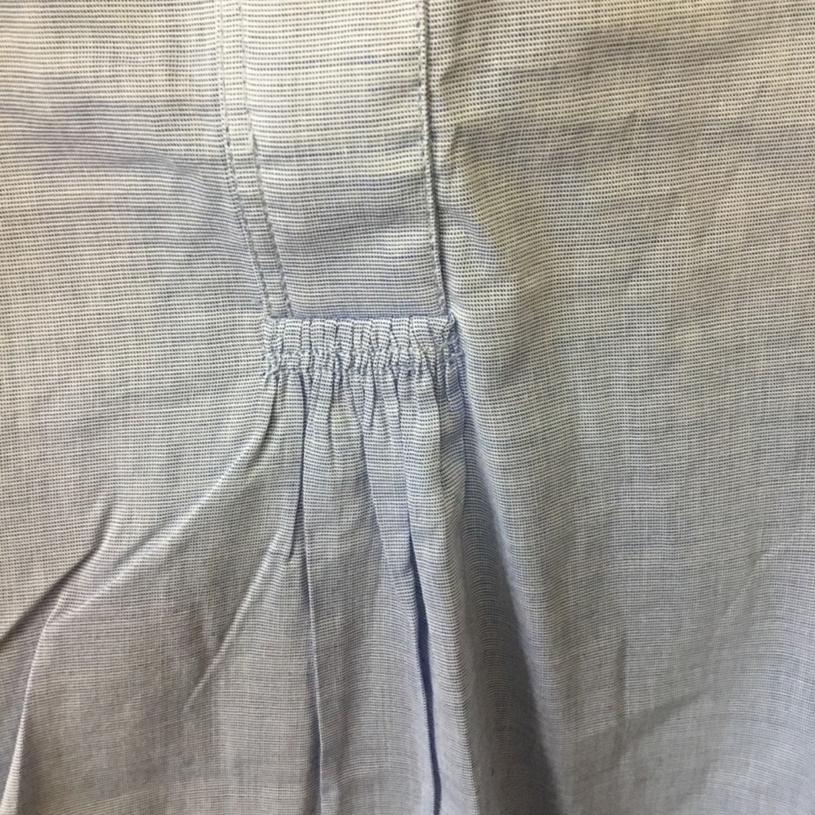Loft Loft Blue Pintucked Pleated Tunic Shirt Size S / US 4 / IT 40 - 5 Thumbnail