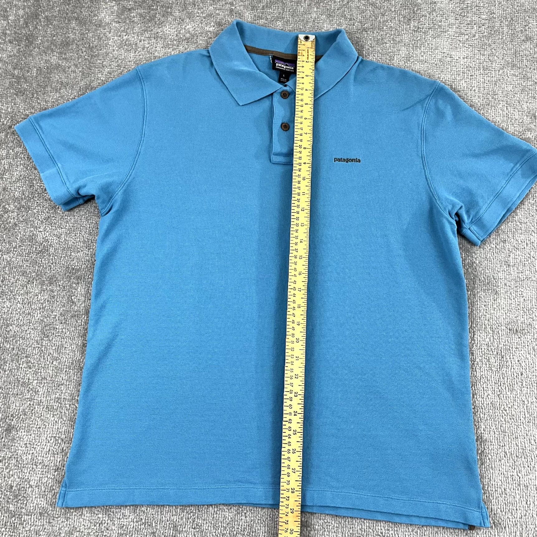 Patagonia PATAGONIA Polo Shirt Mens Large Blue Organic Cotton Hiking Casual Short Sleeve Polo Shirt Mens Large Blue Organic Cotton Hiking Casual Short Sleeve Size US L / EU 52-54 / 3 - 4 Thumbnail