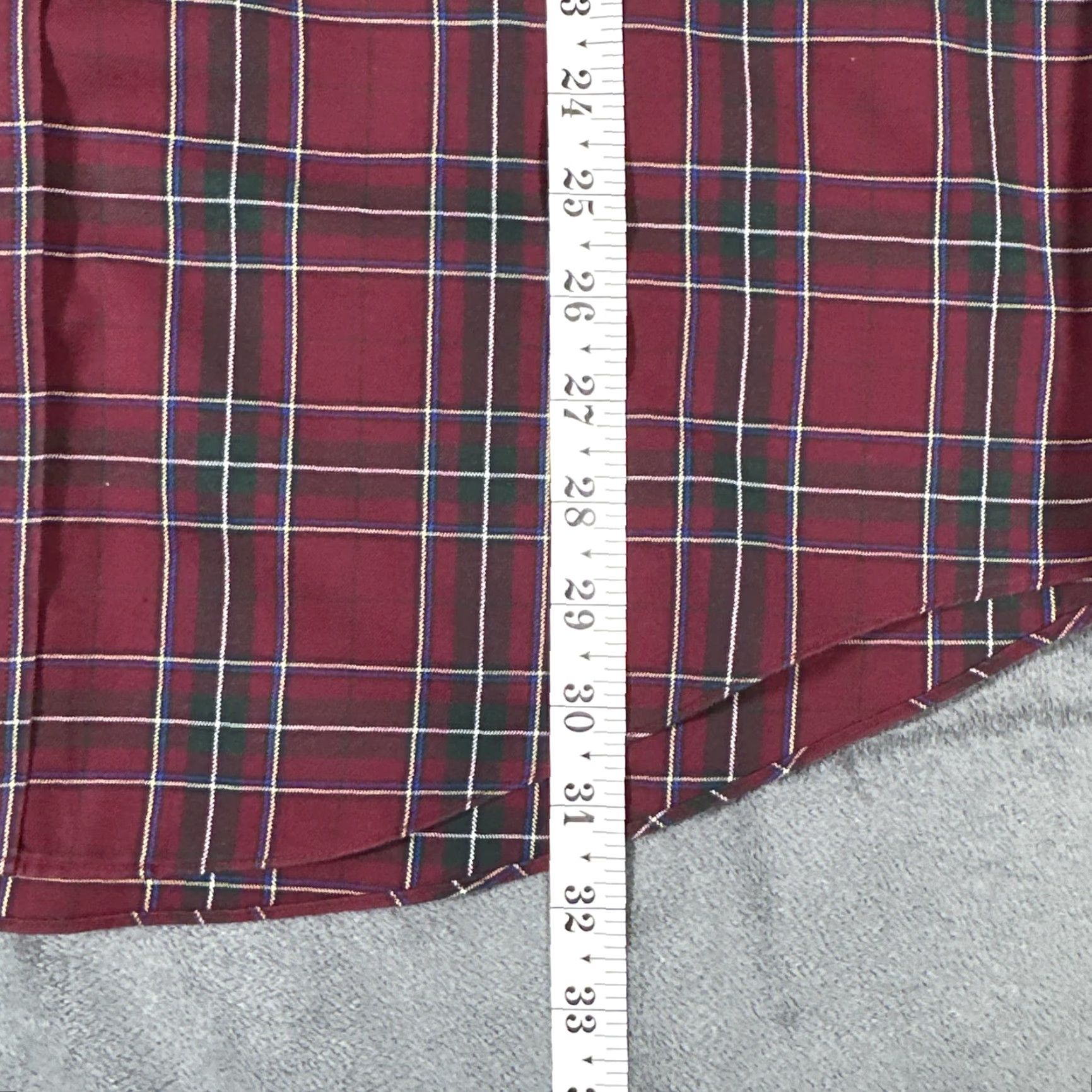 Brooks Brothers Brooks Brothers Shirt Mens L Red Plaid Non-Iron Cotton Long Sleeve Dress Shirt Mens Large Regular 100% Cotton Button-Down Collared Size 42R - 6 Thumbnail