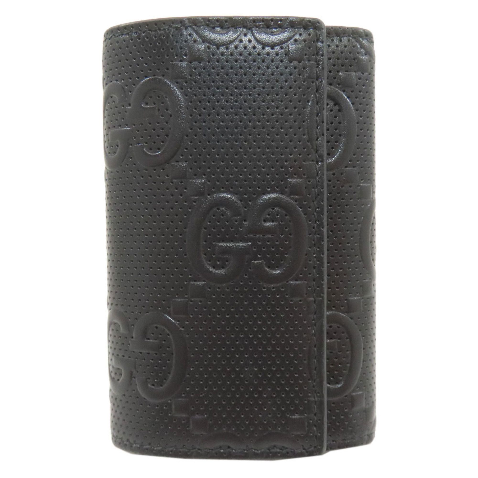 Gucci Gucci 625565 GG Embossed Leather Key Case for Women Size ONE SIZE - 1 Thumbnail