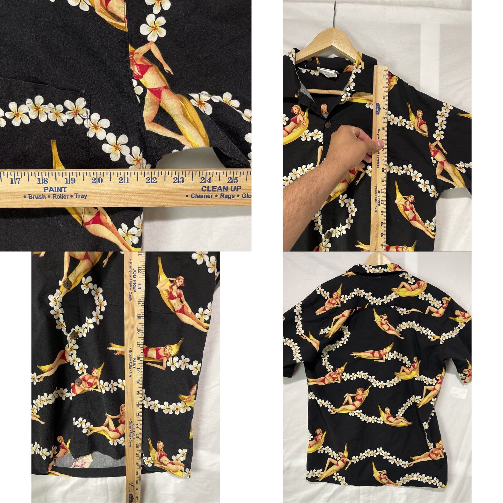 Vintage VINTAGE Murf Mens Shirt XL Hawaiian Floral Short Sleeve Button-Up Collared Beach California XLGirls? Size US XL / EU 56 / 4 - 8 Thumbnail