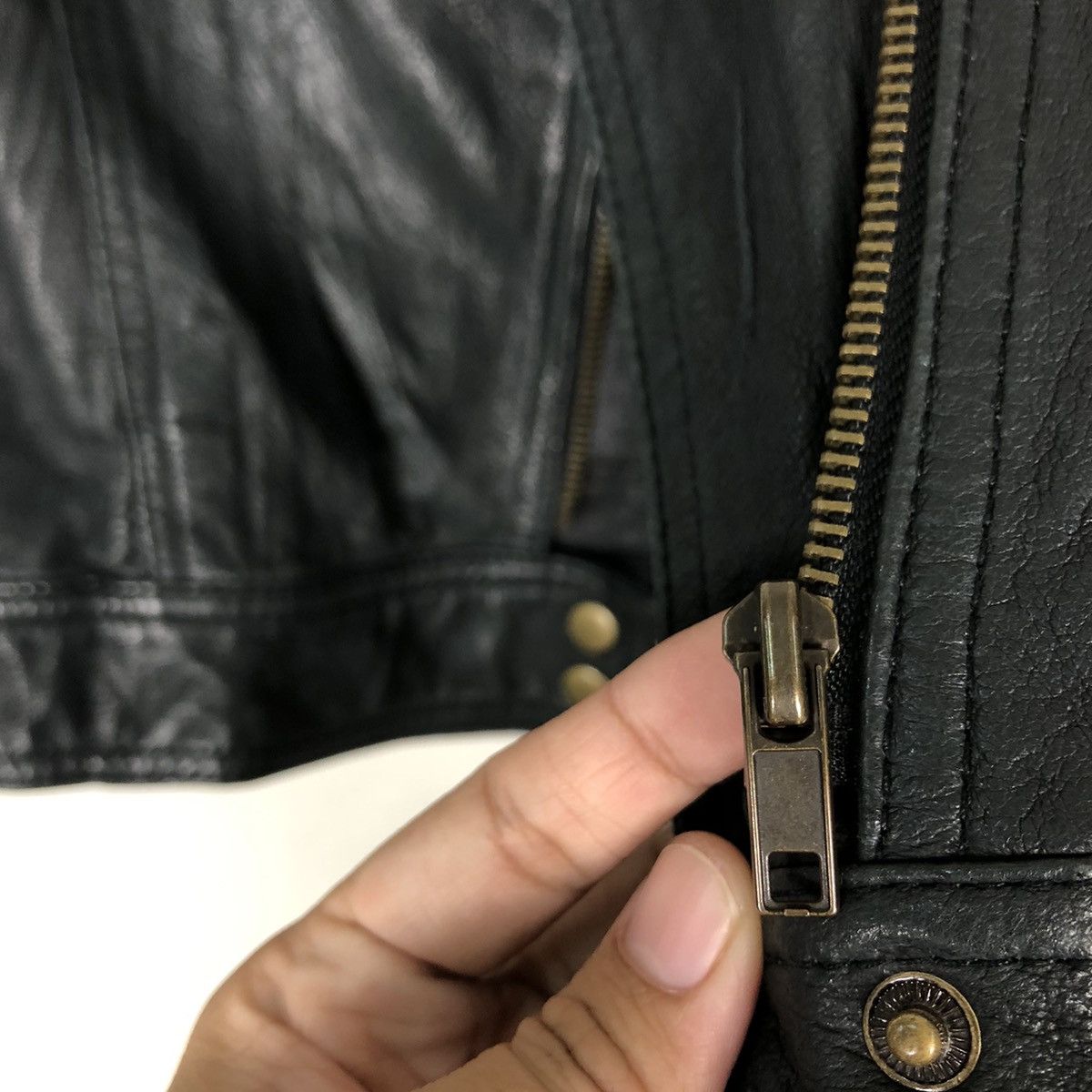 Japanese Brand 🔥Vtg Cropped Biker Leather Jacket M.Deux Issey Miyake Size US M / EU 48-50 / 2 - 14 Thumbnail