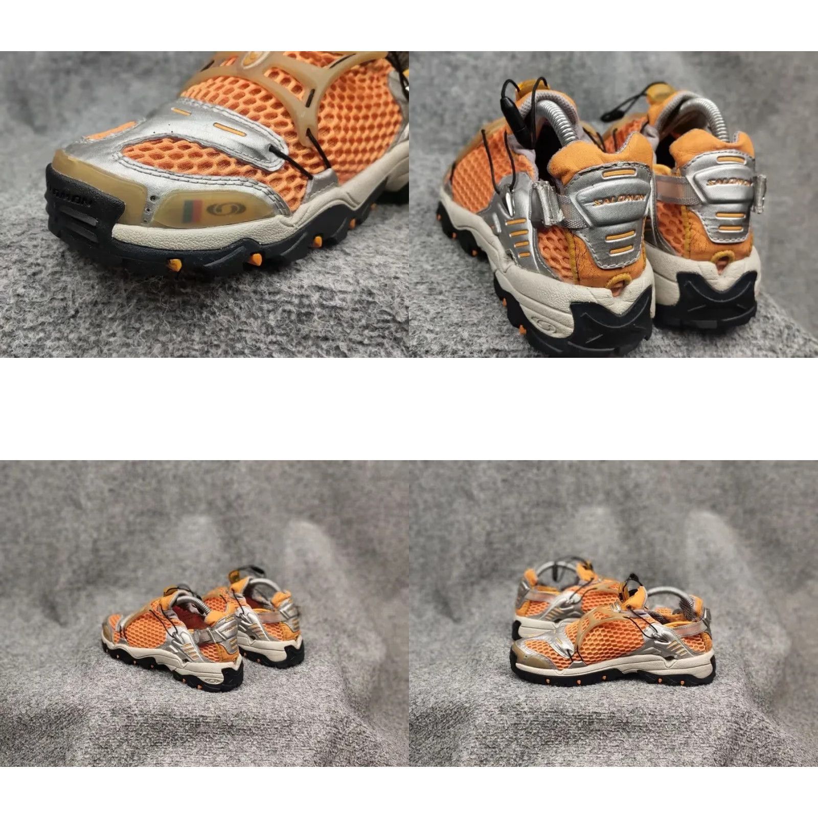Salomon Rare Vintage Salomon Techamphibian Orange Sneakers Sneakers Size US 6 / EU 39 - 8 Thumbnail