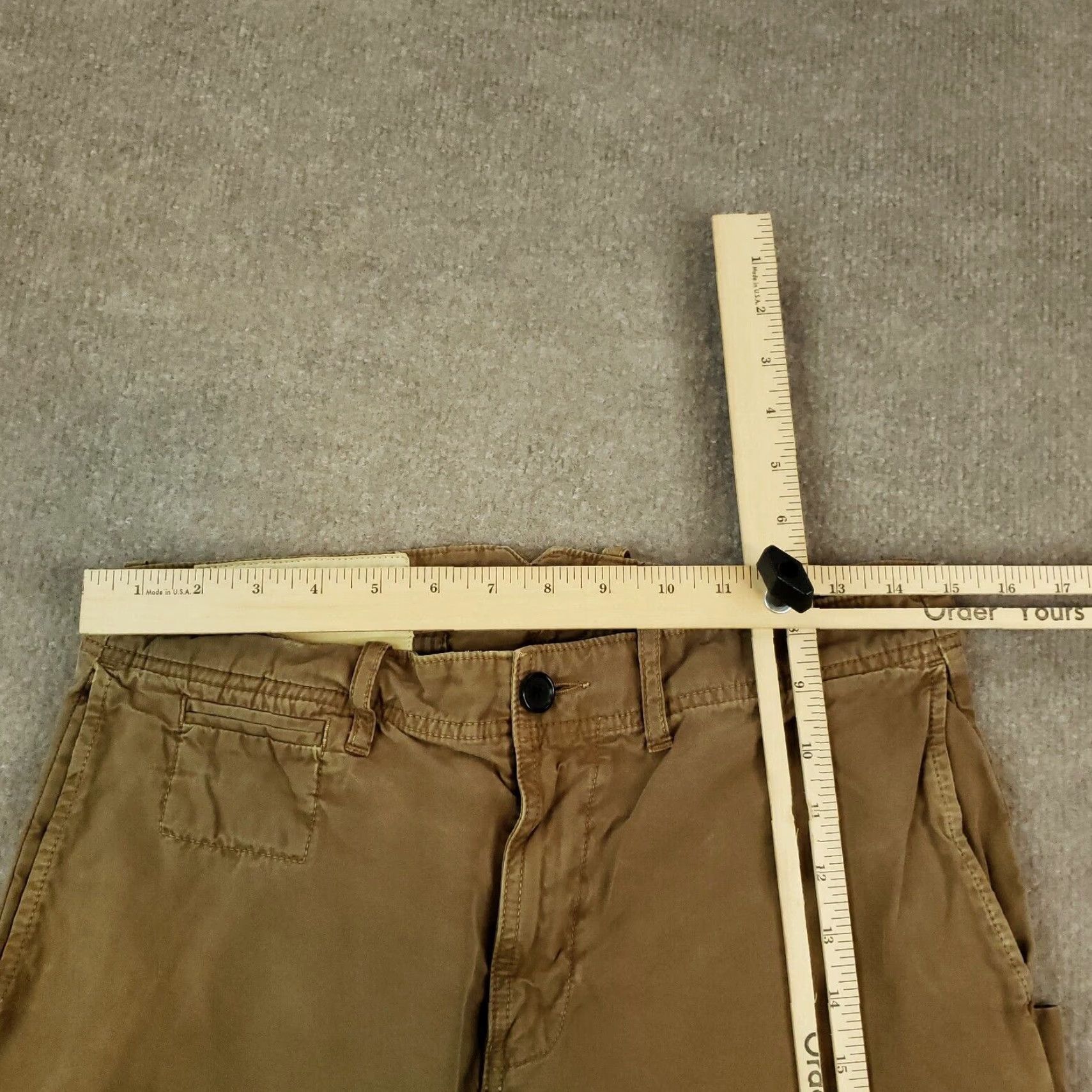 Billy Reid Billy Reid Chino Pants Mens Brown Straight Leg Flat Front Cotton Size 30x28 Size US 30 / EU 46 - 4 Thumbnail