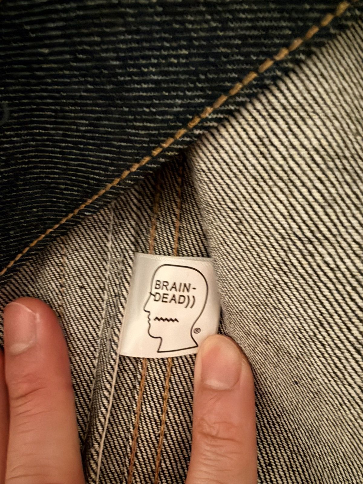 A.P.C. × Brain Dead Brain Dead x A.P.C. Selvedge Trucker Jacket - Indigo Size US S / EU 44-46 / 1 - 14 Thumbnail