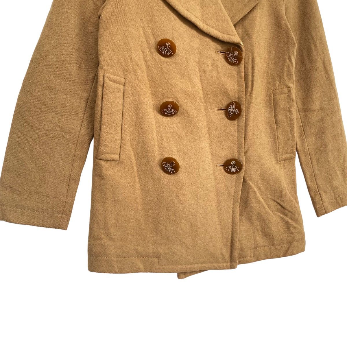Vivienne Westwood VIVIENNE WESTWOOD Red Label Orb Button Wool Peacoat Size S / US 4 / IT 40 - 3 Thumbnail
