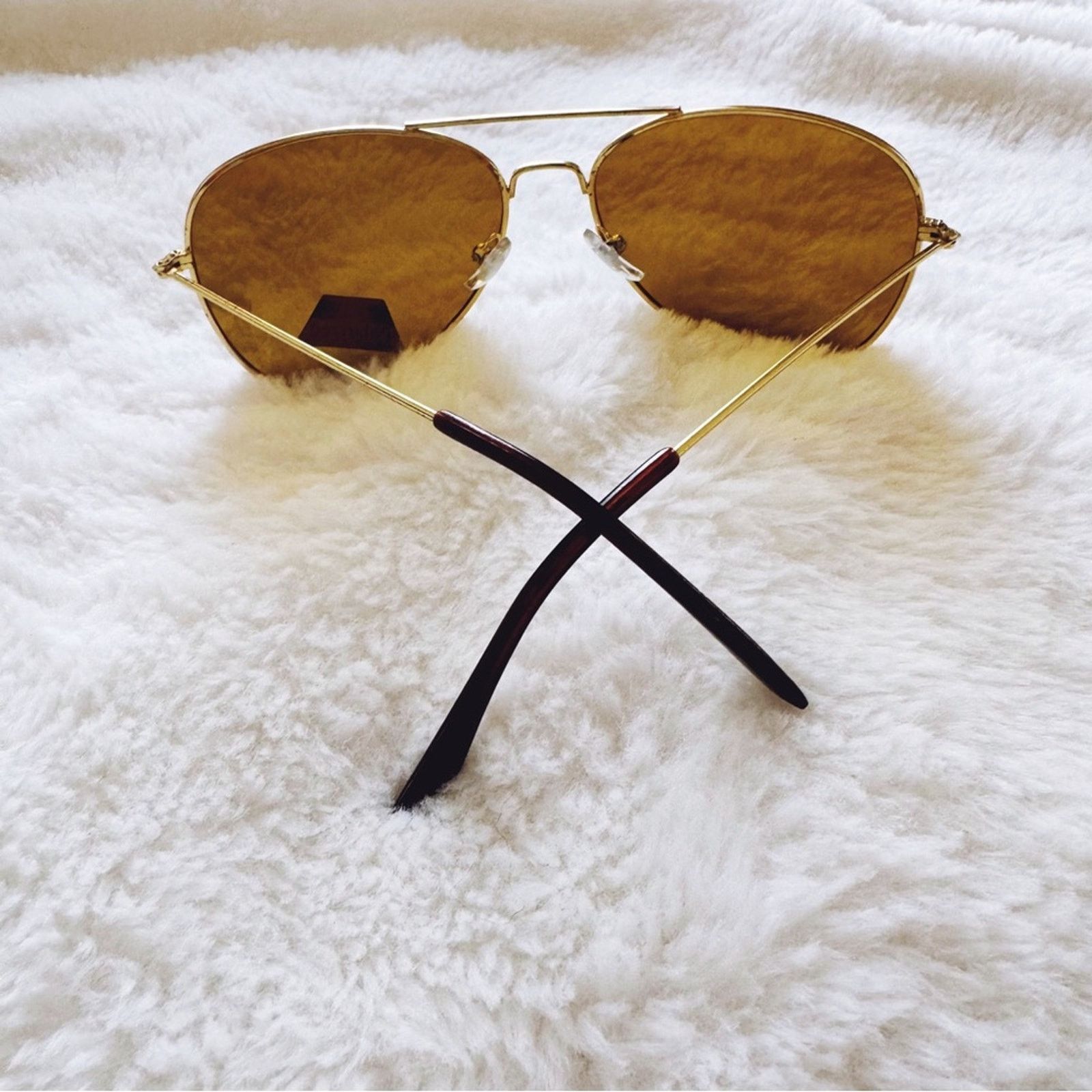 Other Elsie Gold Polarized Aviator Classic Sunglasses Size ONE SIZE - 8 Thumbnail