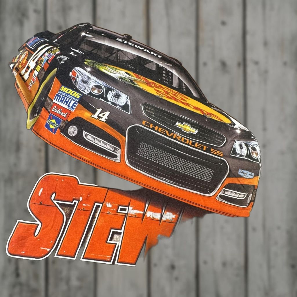 Chase Authentics Chase Authentics Tony Stewart Shirt Mens XL NASCAR 14 Chevrolet SS Racing AOP Size US XL / EU 56 / 4 - 1 Thumbnail