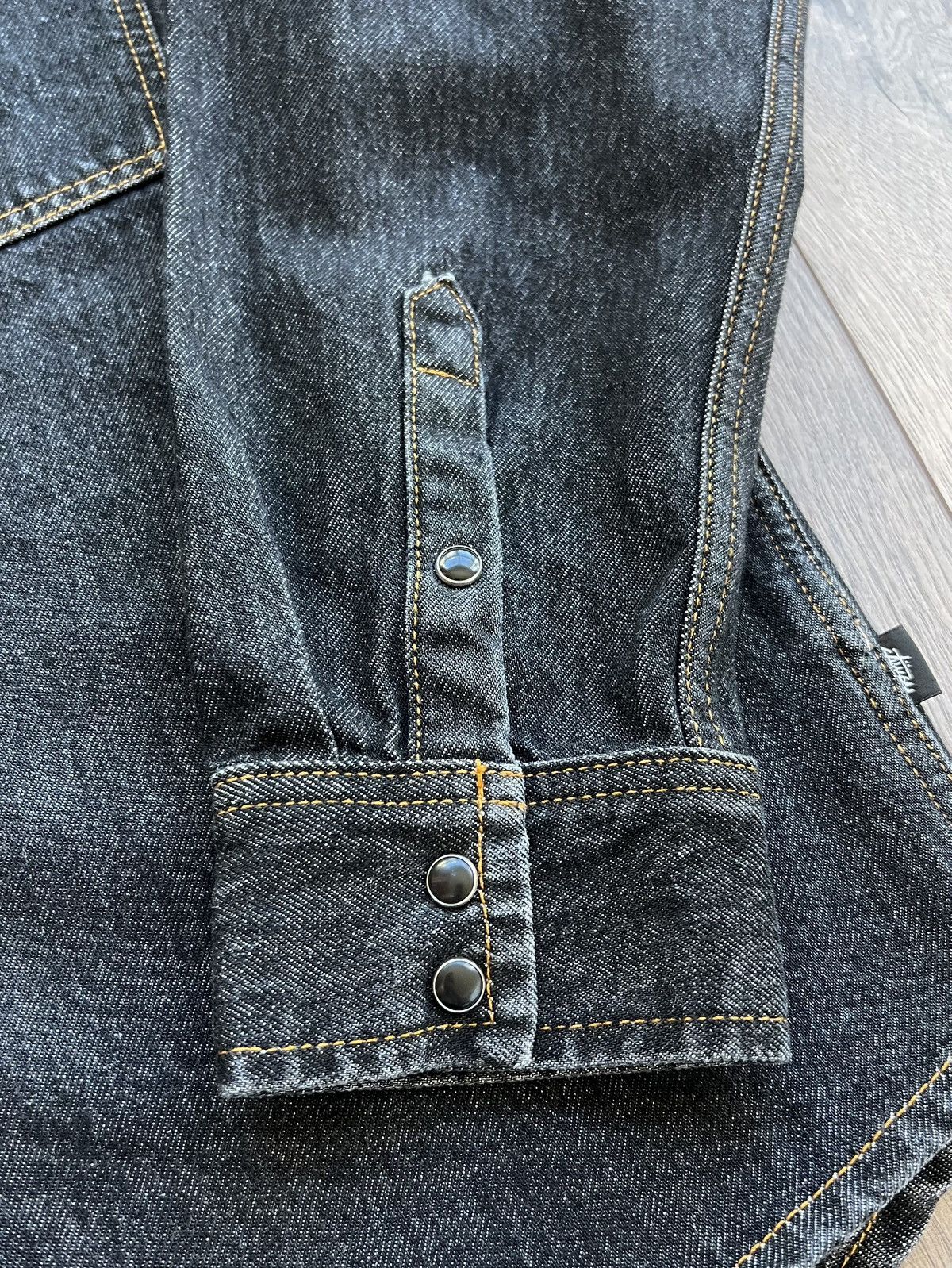 Stussy Stussy Raw Denim Boxy Western Shirt Medium Size US M / EU 48-50 / 2 - 6 Thumbnail