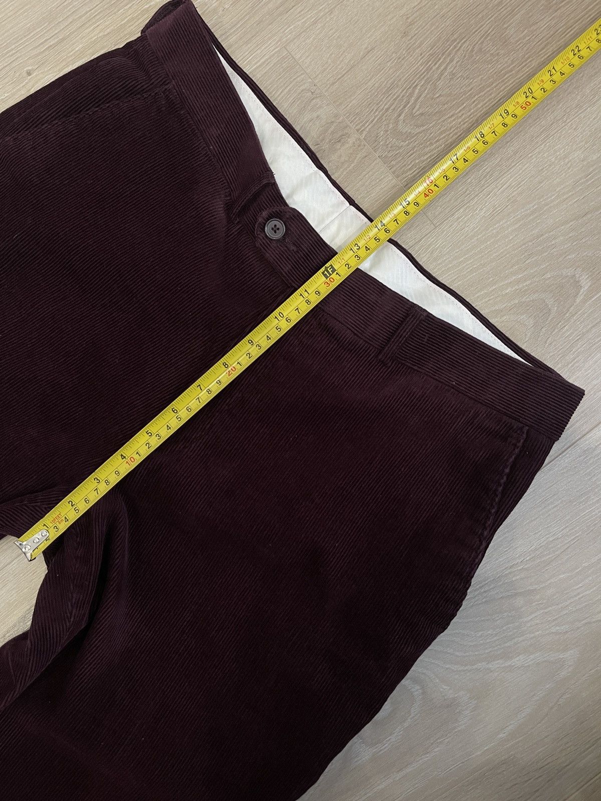Vintage James pringle corduroy pants vintage burgundy men’s 36W Size US 36 / EU 52 - 9 Thumbnail