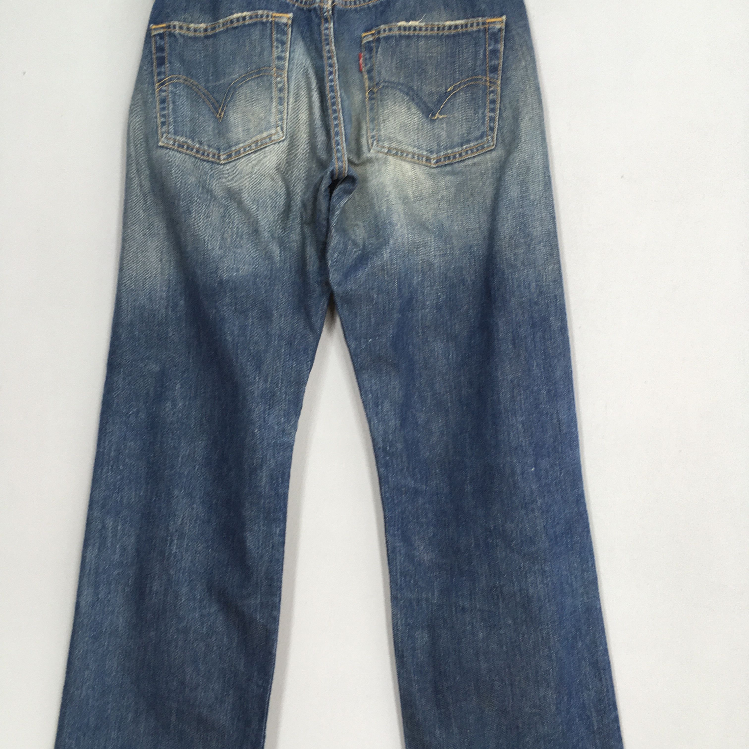 Levi's Size 30x29 Vintage Levi's 501 Indigo Blue Jeans Medium S1566 Size US 30 / EU 46 - 14 Thumbnail
