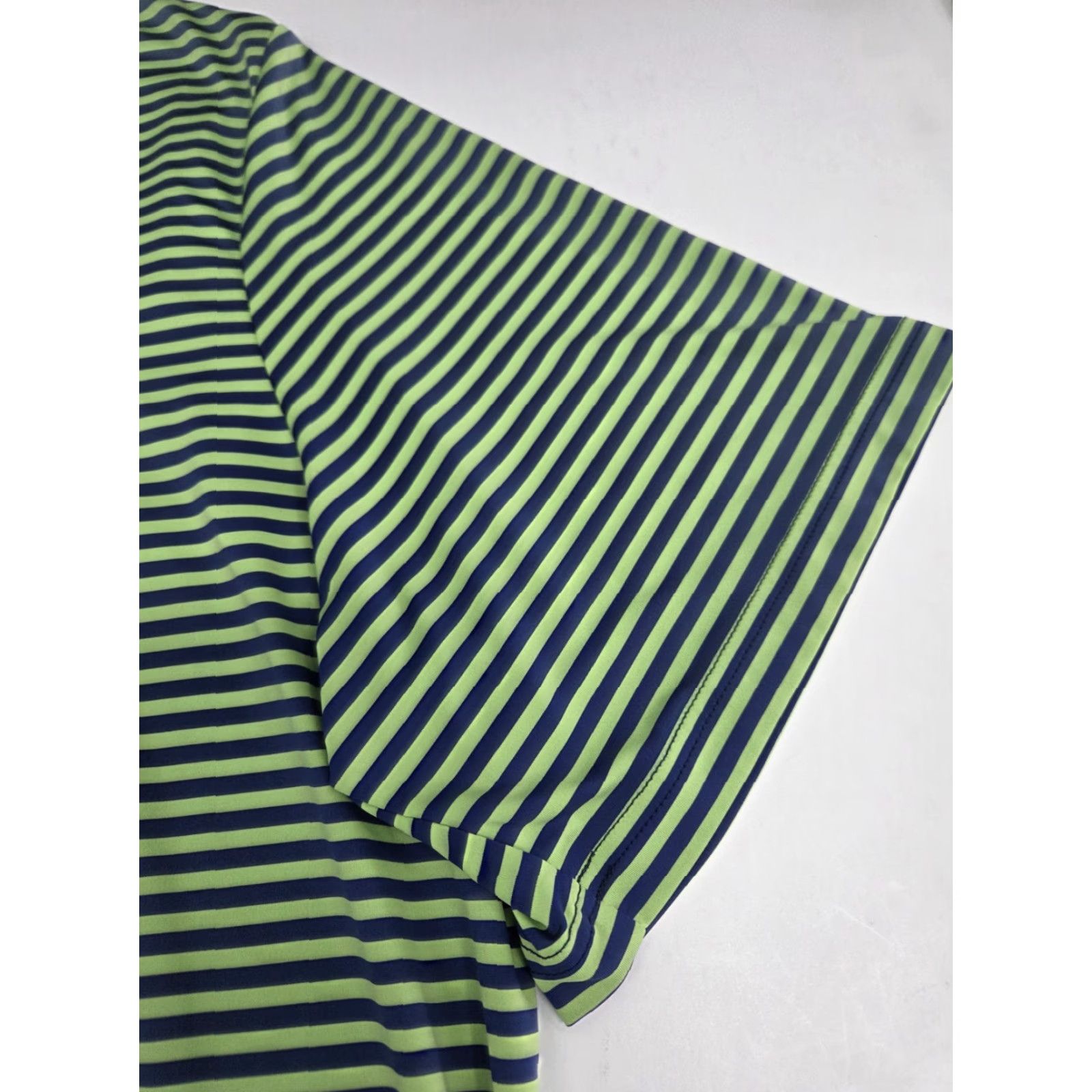 Ralph Lauren Ralph Lauren RLX Polo Golf Shirt Green/Blue Striped XL Mens Short Sleeve Polo Shirt Size US XL / EU 56 / 4 - 7 Thumbnail