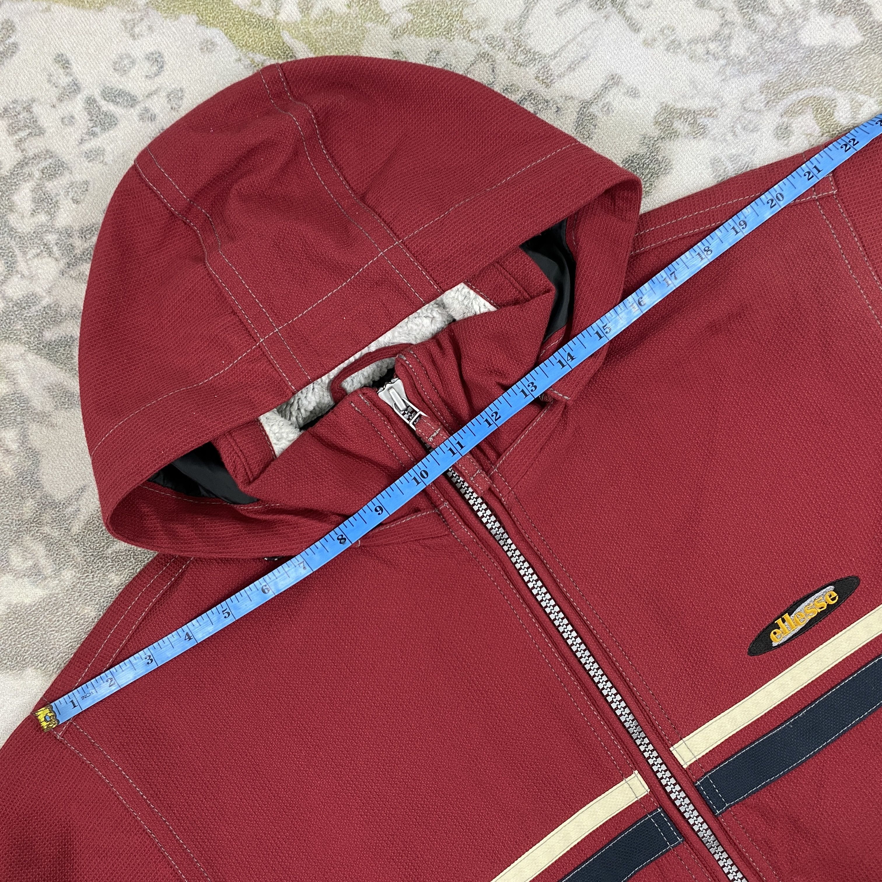 Ellesse 💥 VINTAGE ELLESSE SKI ZIPPER HOODIE LARGE JACKET - J400 Size US L / EU 52-54 / 3 - 5 Thumbnail