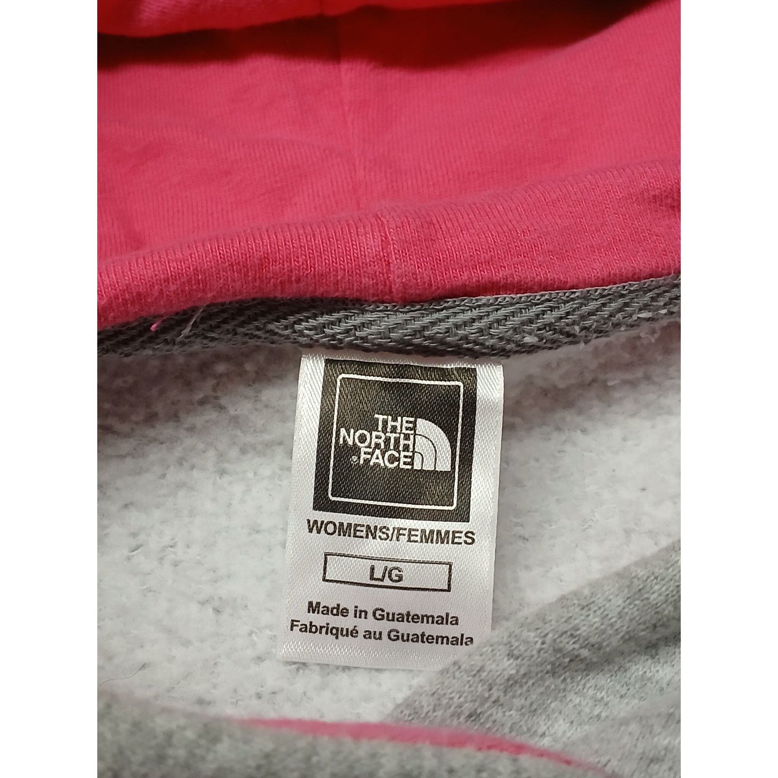 The North Face North Face (Large) Gray Pink Pullover Hoodie Sweatshirt Size L / US 10 / IT 46 - 6 Thumbnail