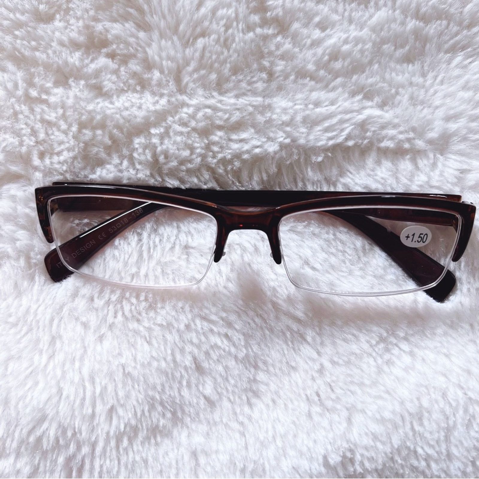 Other Sophie Tortoise Brown Rectangular Reading Glasses Size ONE SIZE - 6 Thumbnail