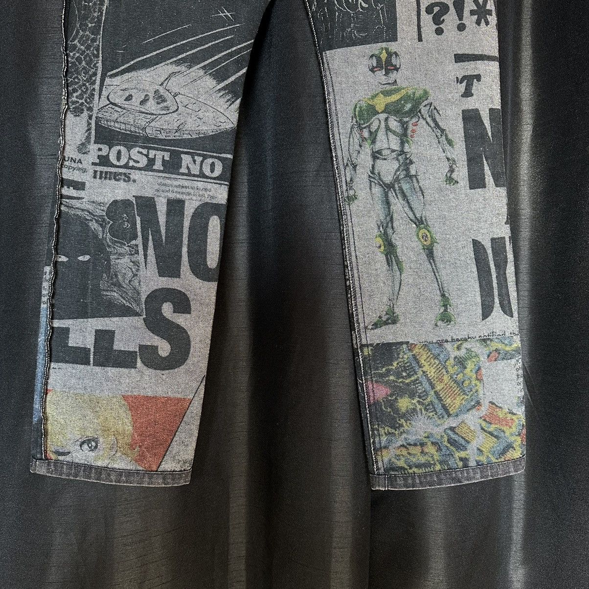Yohji Yamamoto AW07 Yohji Yamamoto x Shotaro Ishinomori "Cyborg 009" Jeans Size US 30 / EU 46 - 8 Thumbnail