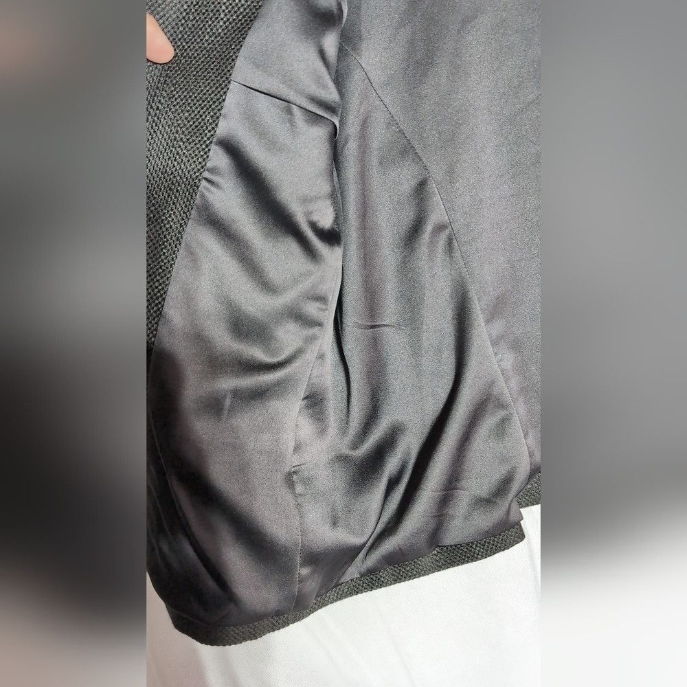 Designer Ladies Belatrix Open Jacket Black woven fabric XL Sharp Size XL / US 12-14 / IT 48-50 - 6 Thumbnail