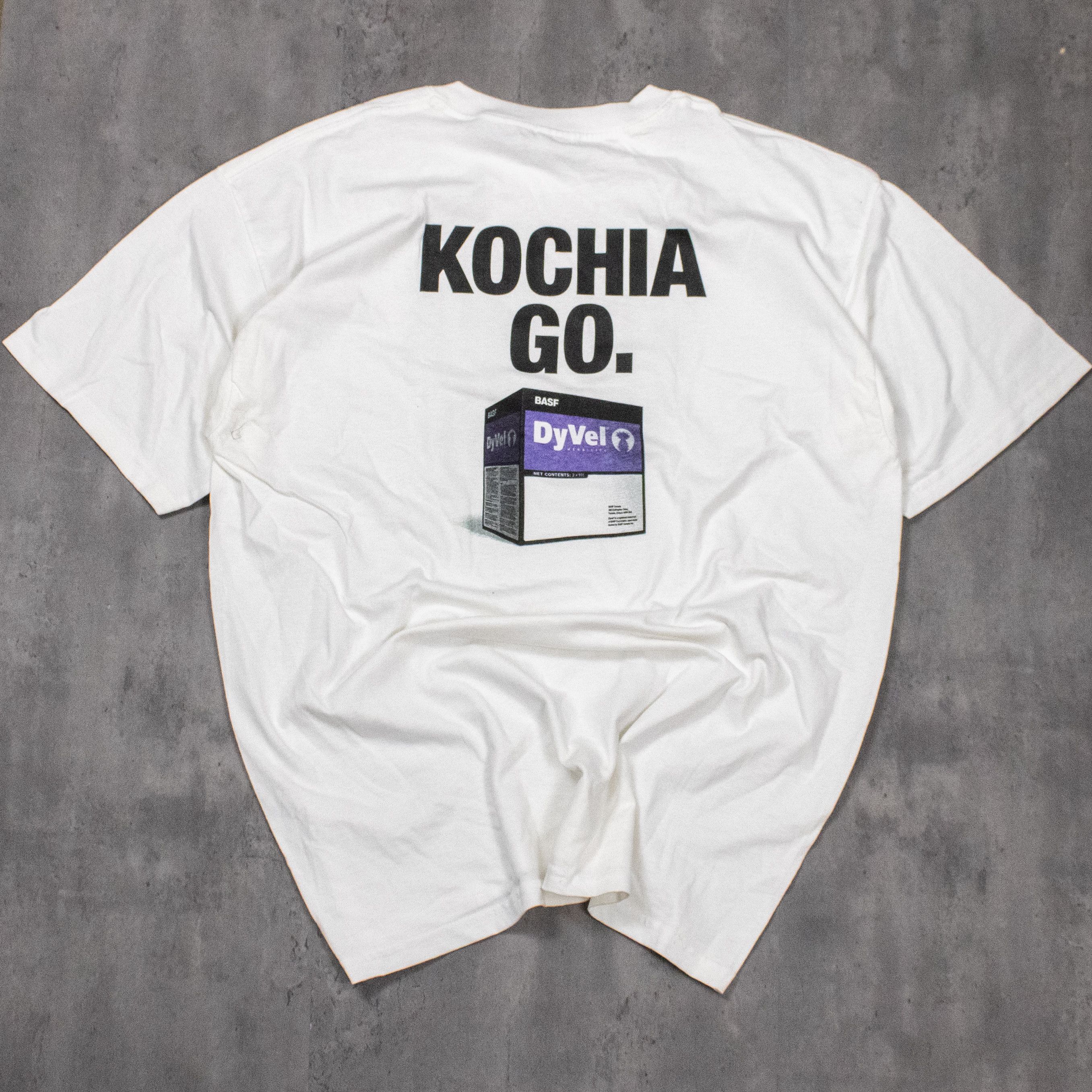 Gildan × Vintage Y2K 2000's Kochia Come Dyell Promo Double Stitch White Tee Size US L / EU 52-54 / 3 - 6 Thumbnail