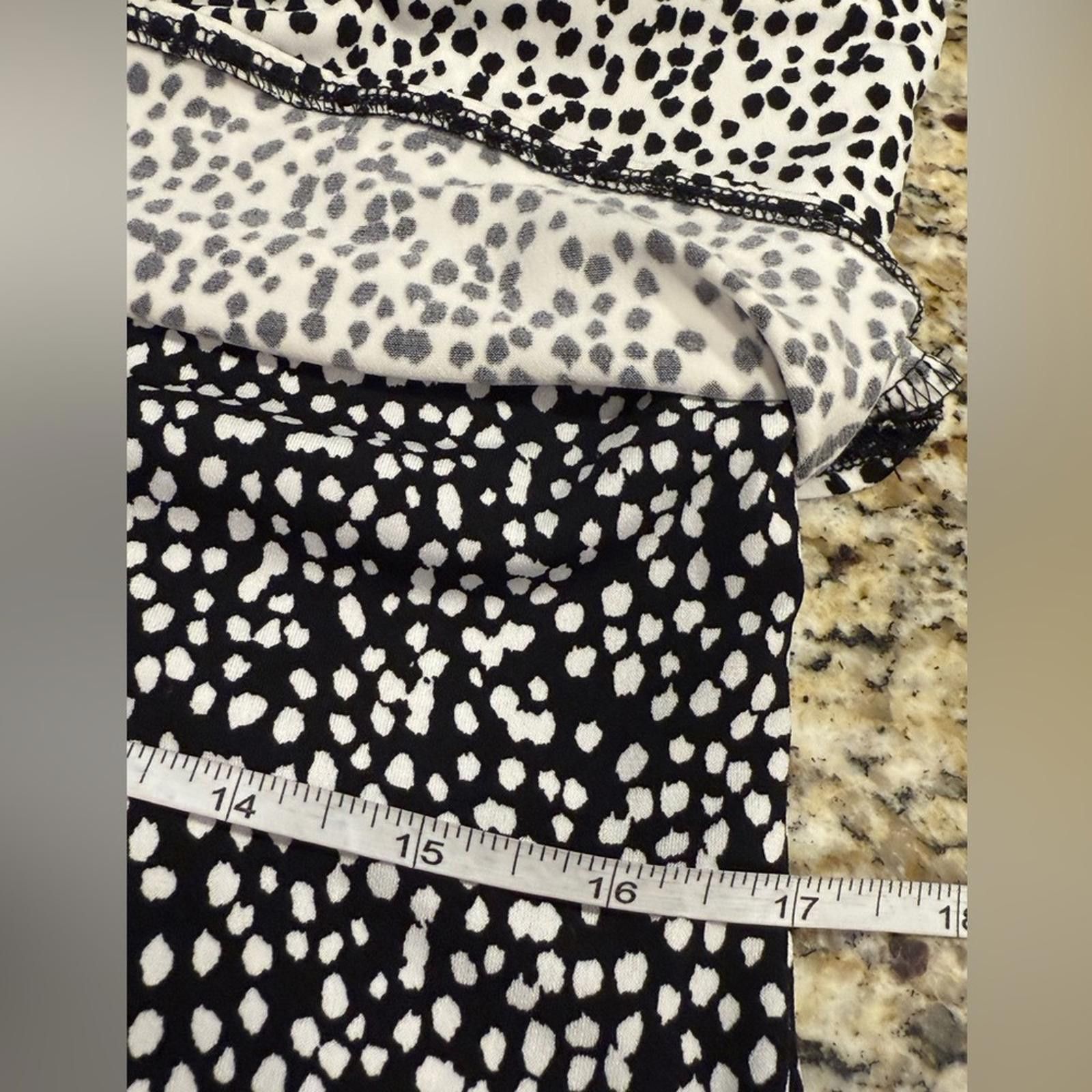 Vince Camuto Vince Camuto black & white polka dot sleeveless midi dress M Size M / US 6-8 / IT 42-44 - 10 Thumbnail