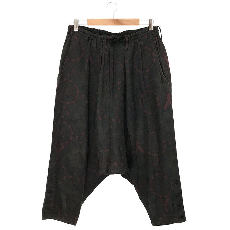 Yohji Yamamoto Yohji Yamamoto Pout Homme Linen Sarouel Pants Bordeaux SS15 Size US 32 / EU 48 - 2 Thumbnail