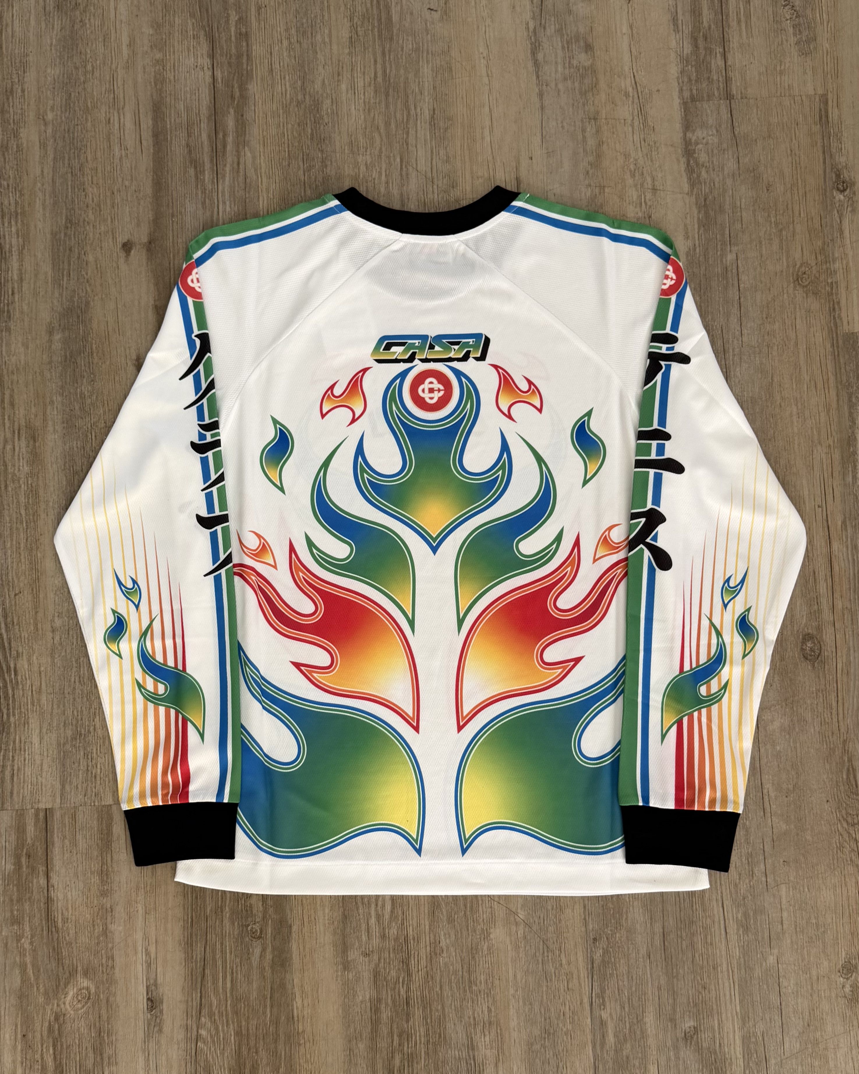 Casablanca Casablanca Flame Laurel Ribbed Jersey Size US L / EU 52-54 / 3 - 2 Thumbnail