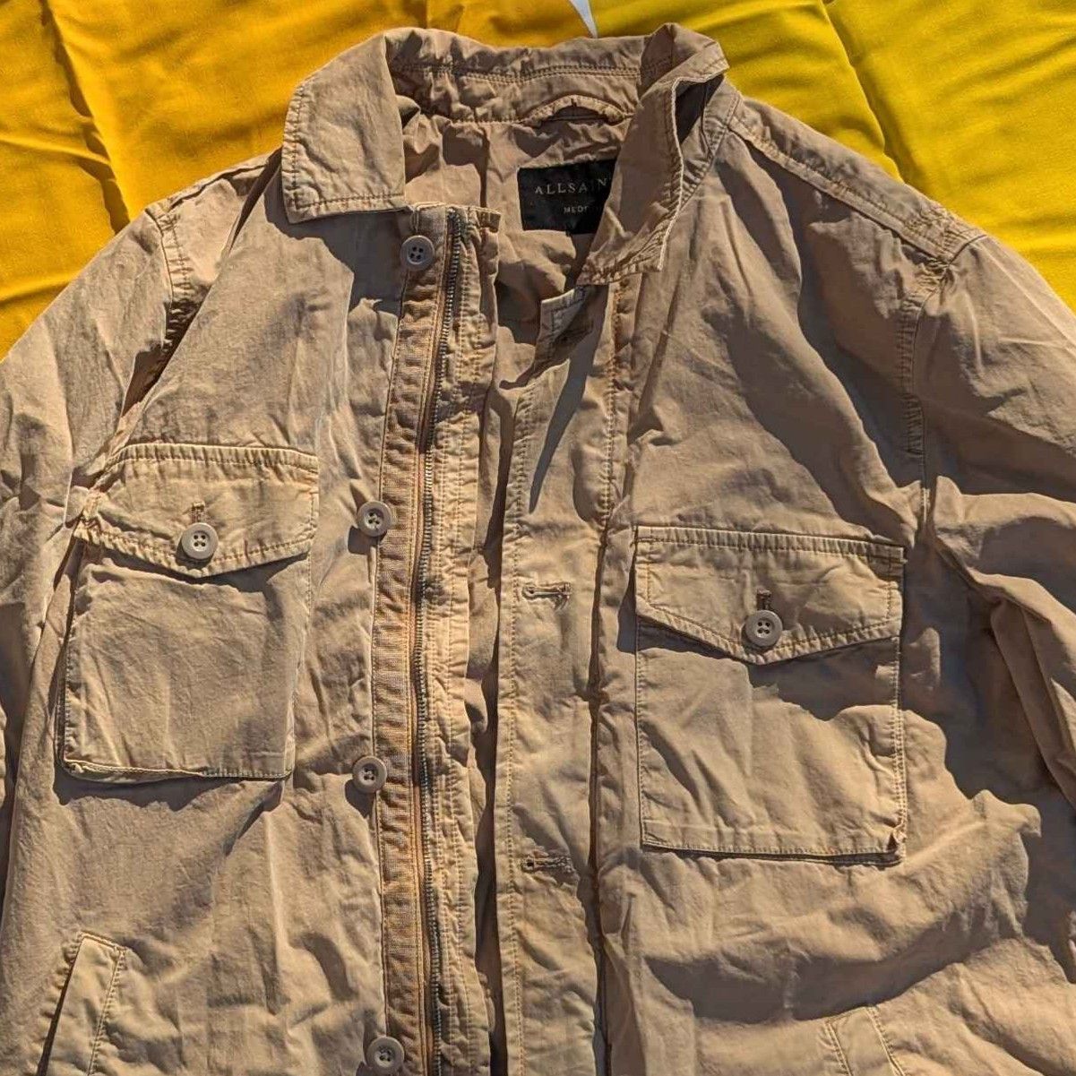 Allsaints Allsaints beige utility jacket Size US M / EU 48-50 / 2 - 2 Thumbnail