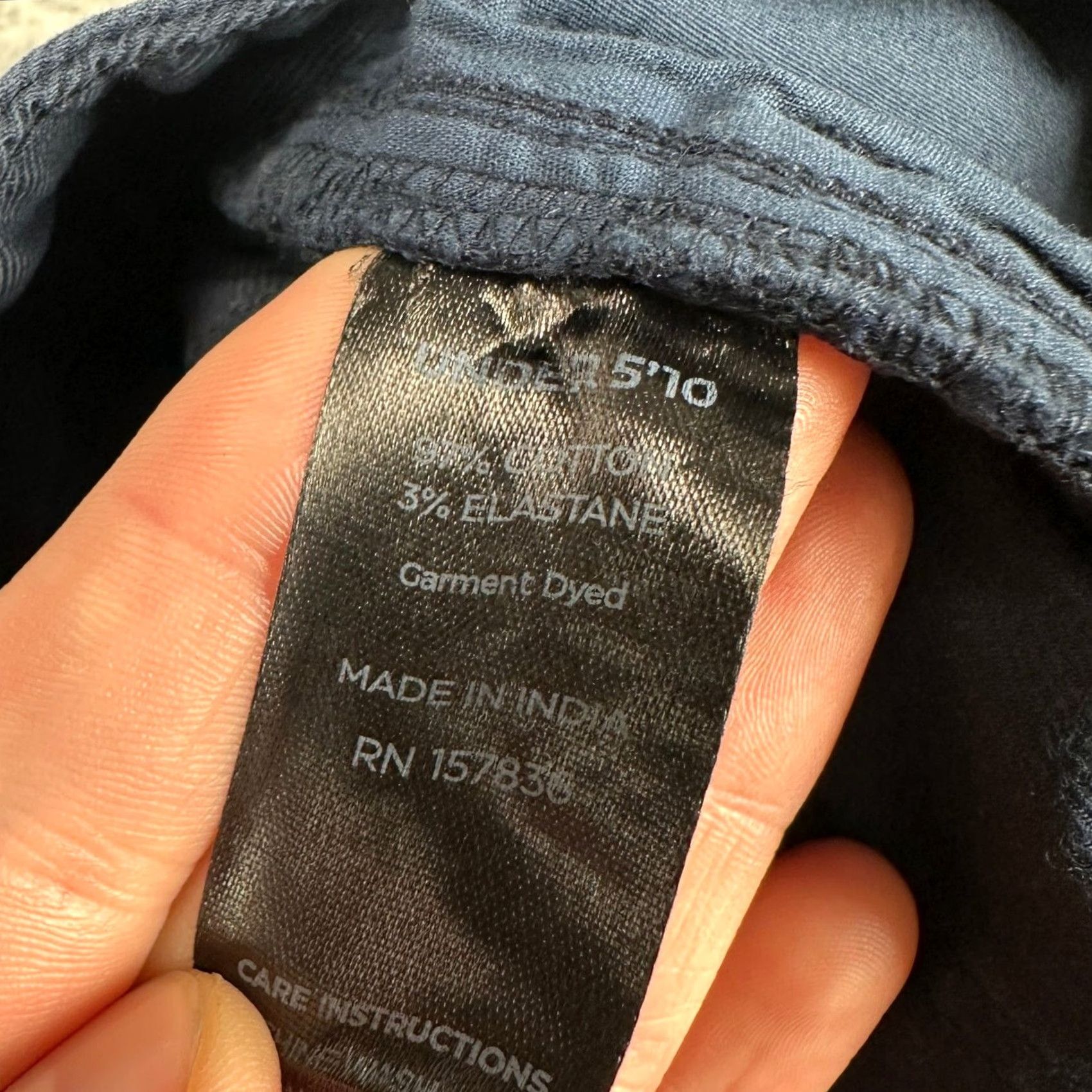 Vintage U-510 Garment Dyed Twill 5 Pocket Pants Mens 30X25 Navy Blue Casual Stretch NEW Size US 30 / EU 46 - 5 Thumbnail