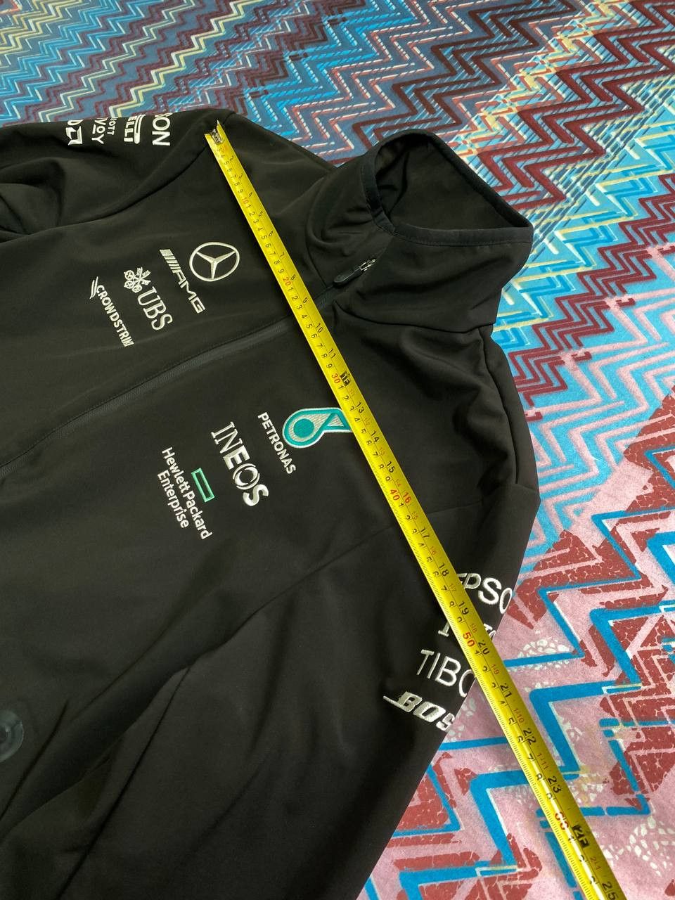 Other AMG Petronas France Racing SoftShell Black Jacket Size US M / EU 48-50 / 2 - 11 Thumbnail