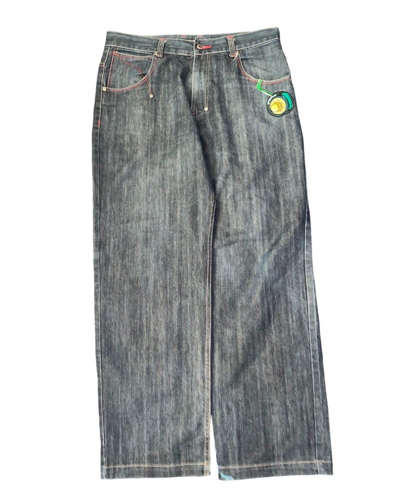 Vintage RAW BLUE LOCK JEANS Size US 36 / EU 52 - 2 Thumbnail
