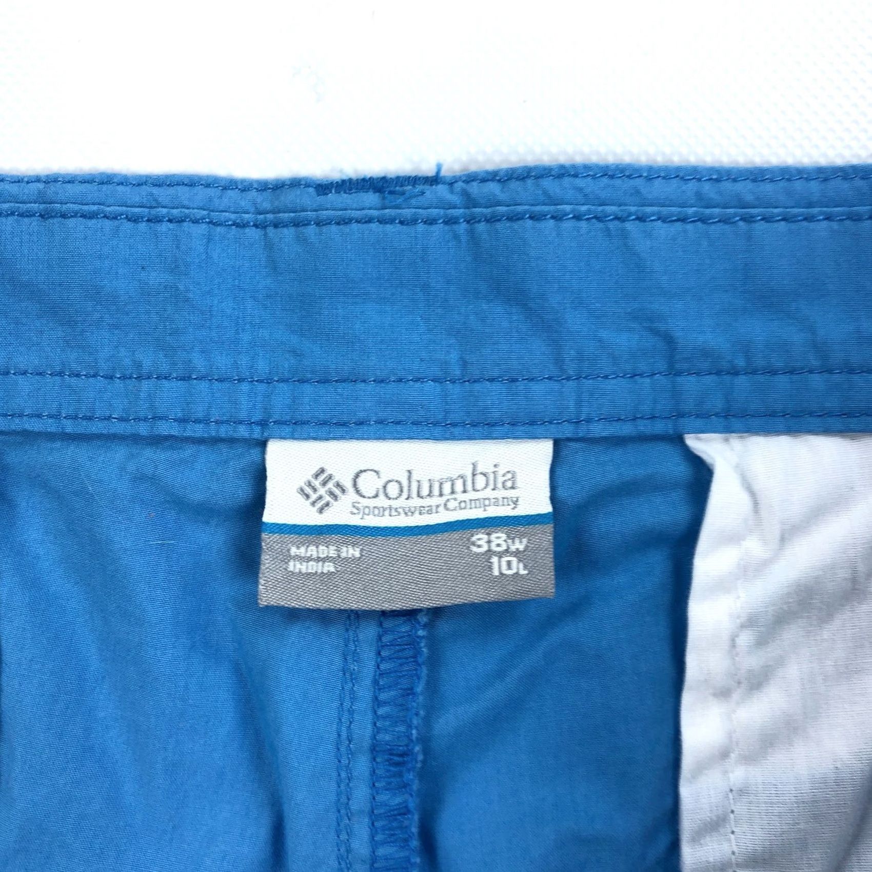 Vintage Columbia Washed Out Shorts Mens 38 Blue 10" Inseam Cotton Knit Regular Chino Outdoor Size US 38 / EU 54 - 6 Thumbnail