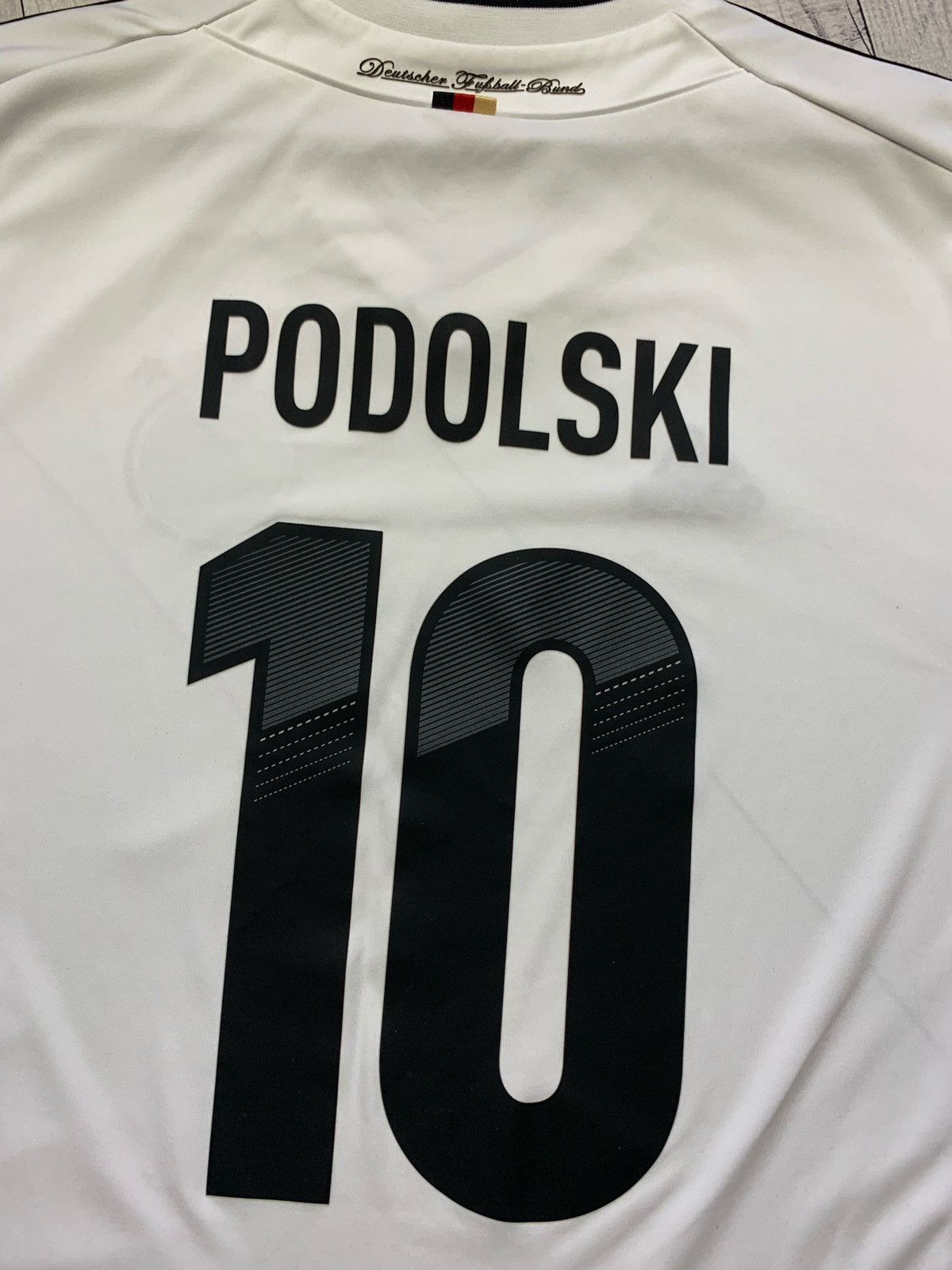Vintage Adidas Germany soccer jersey podolski Size XL Size US XL / EU 56 / 4 - 4 Thumbnail