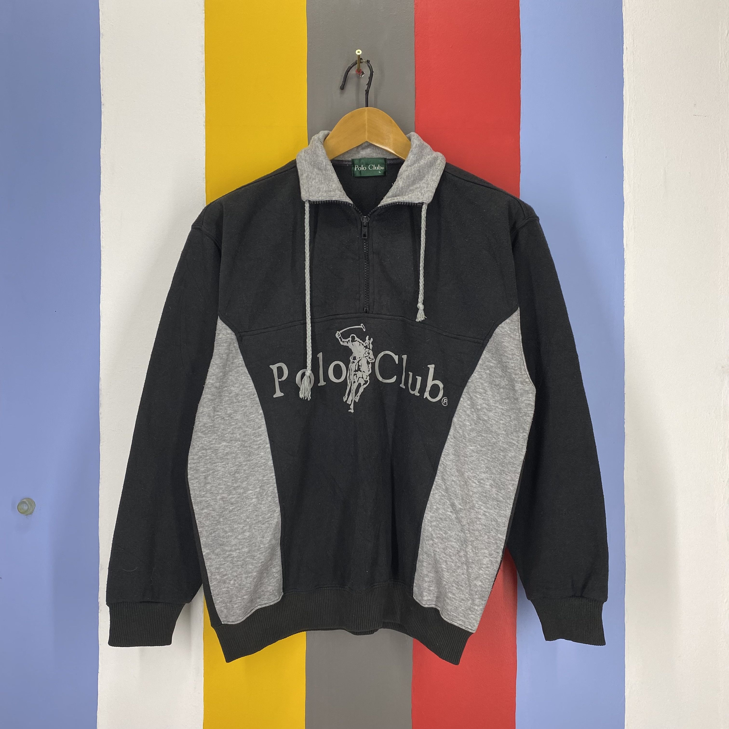 Other POLO CLUB Quarter Zip Sweatshirt #1888/09 Size US M / EU 48-50 / 2 - 1 Thumbnail
