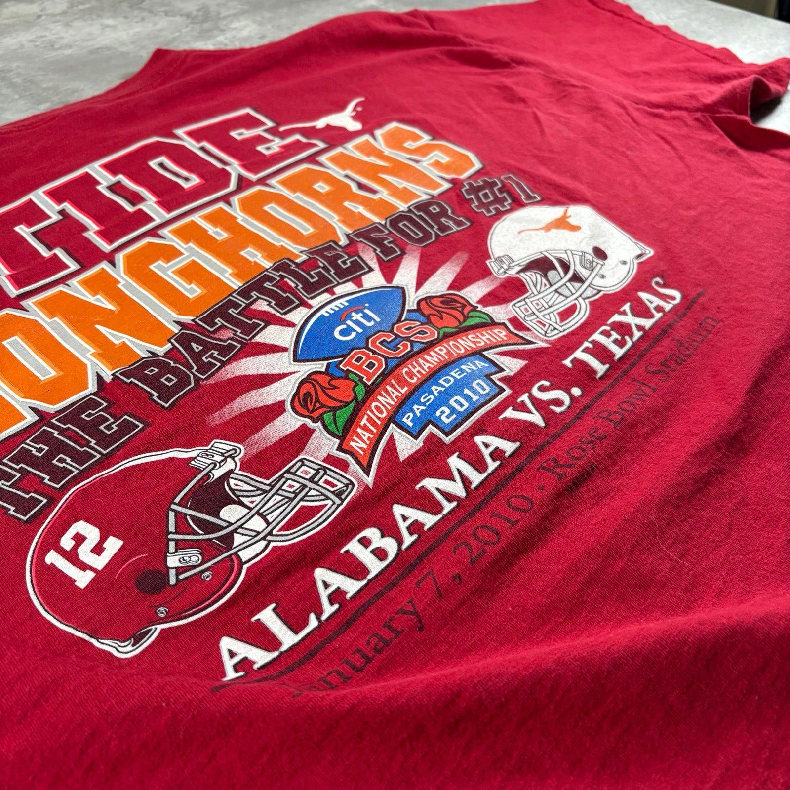 Fruit Of The Loom Vintage Bama vs Texas football t shirt Size US XL / EU 56 / 4 - 5 Thumbnail