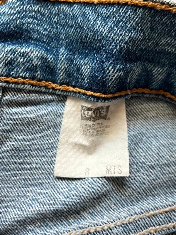 Levi's Levi’s Sz 8 / S Demim Stretch Shorts Vintage 1990s Rare Size 30" / US 8 / IT 44 - 3 Thumbnail