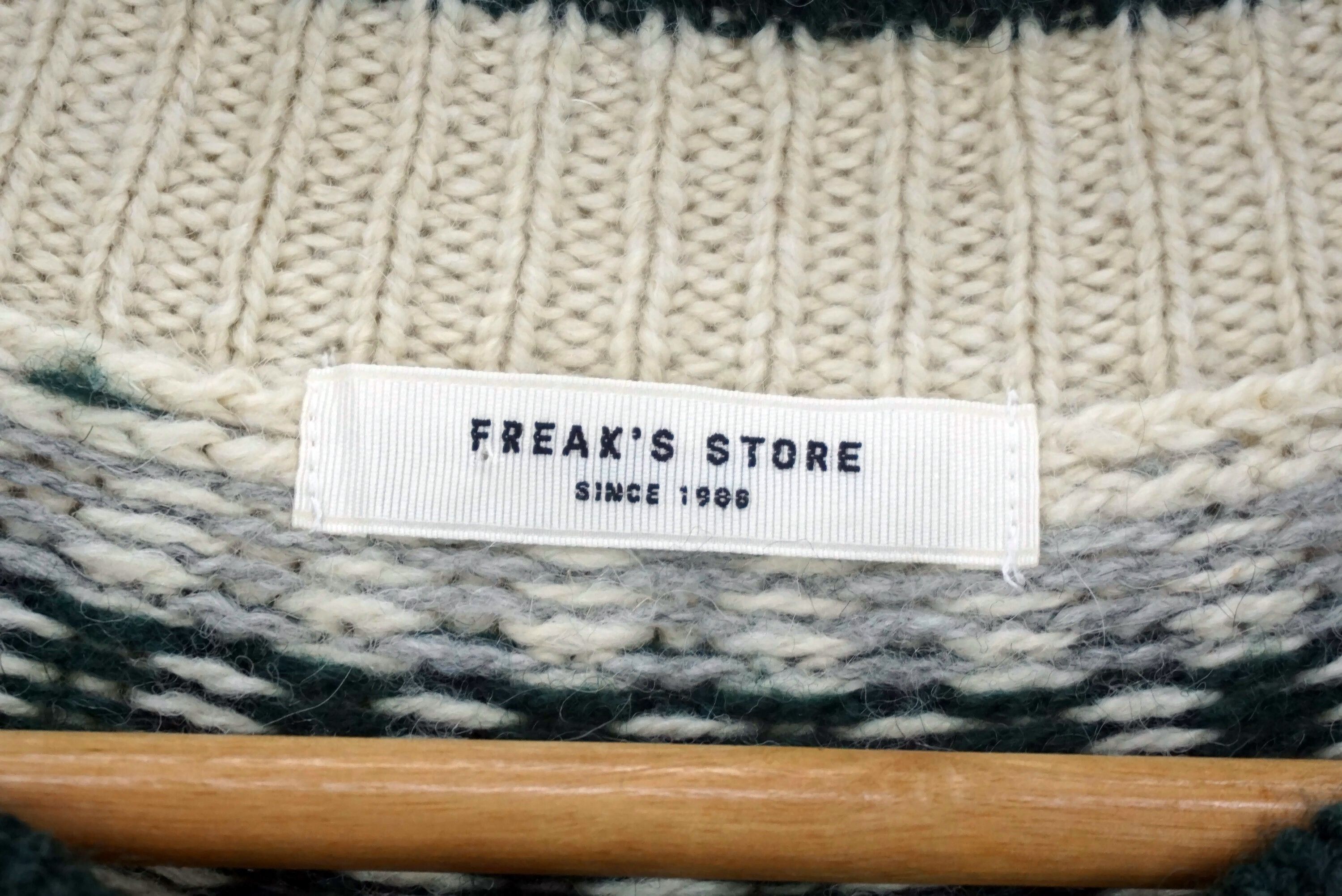 Japanese Brand Freak's Store Isle Sweater fit Size L Wool Blend Jacket Size US L / EU 52-54 / 3 - 5 Thumbnail
