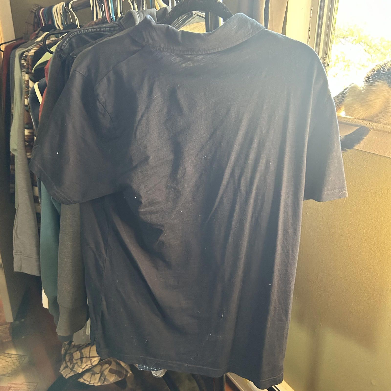 Unknown London Classic Black Mens Polo Shirt - Timeless Style, Max Comfort! Size US M / EU 48-50 / 2 - 4 Thumbnail