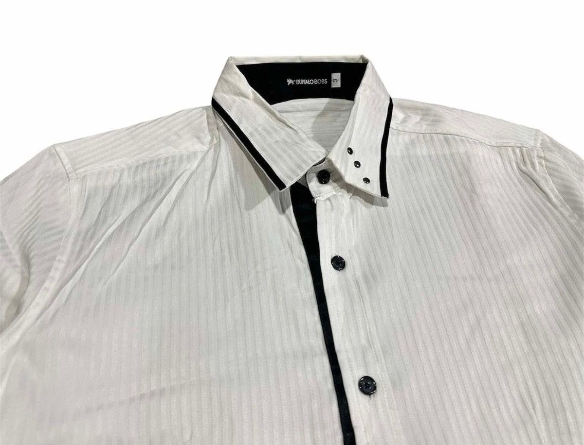 BUFFALO BOBS × If Six Was Nine × Japanese Brand 🔥Sick Y2K Buffalo Bobs Rivet Striped Shirt Size US M / EU 48-50 / 2 - 5 Thumbnail