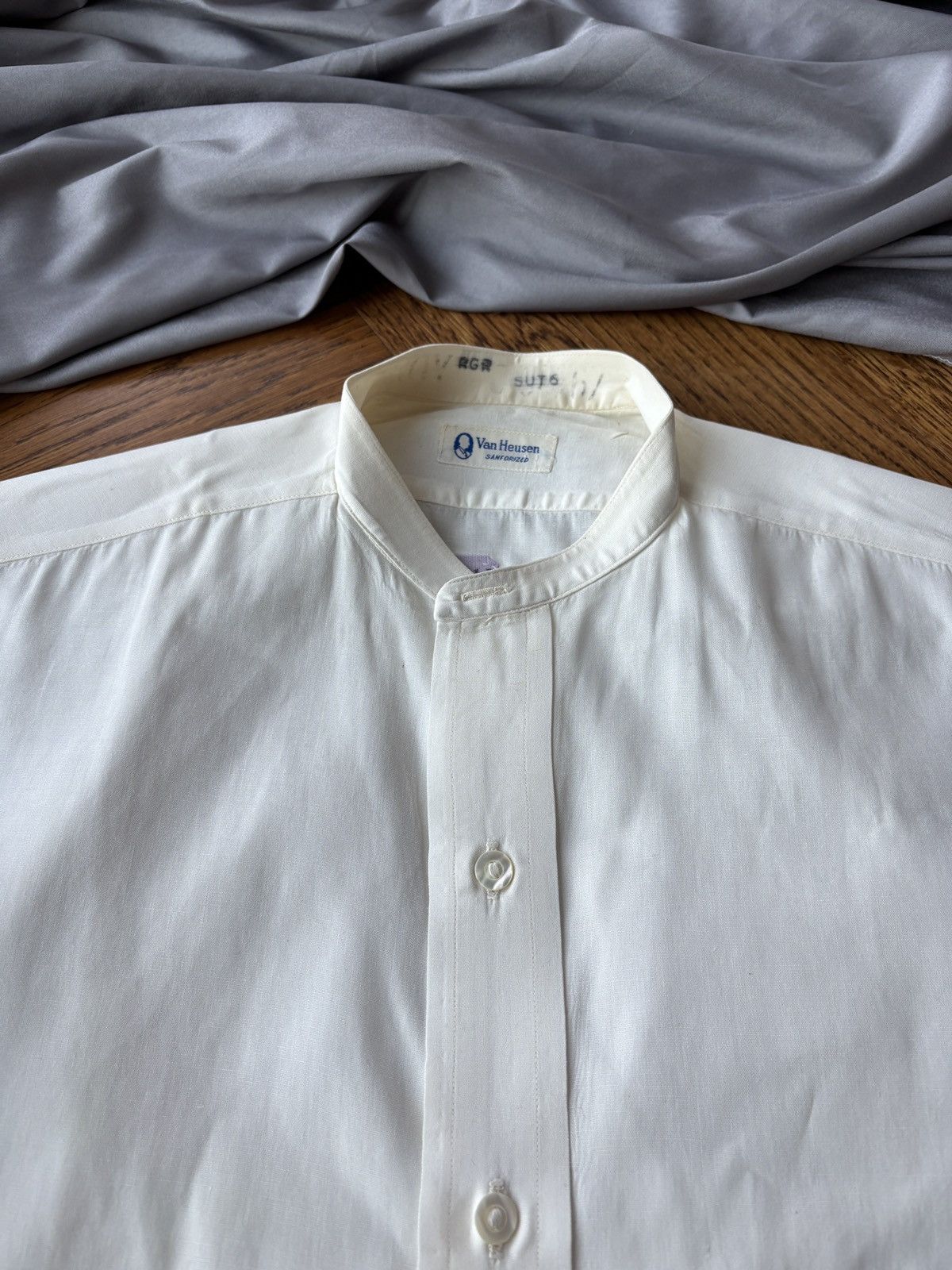 Van Heusen × Vintage 1940s Detachable Collar Shirt Vintage Van Heusen WW2 1930s Size US M / EU 48-50 / 2 - 3 Thumbnail