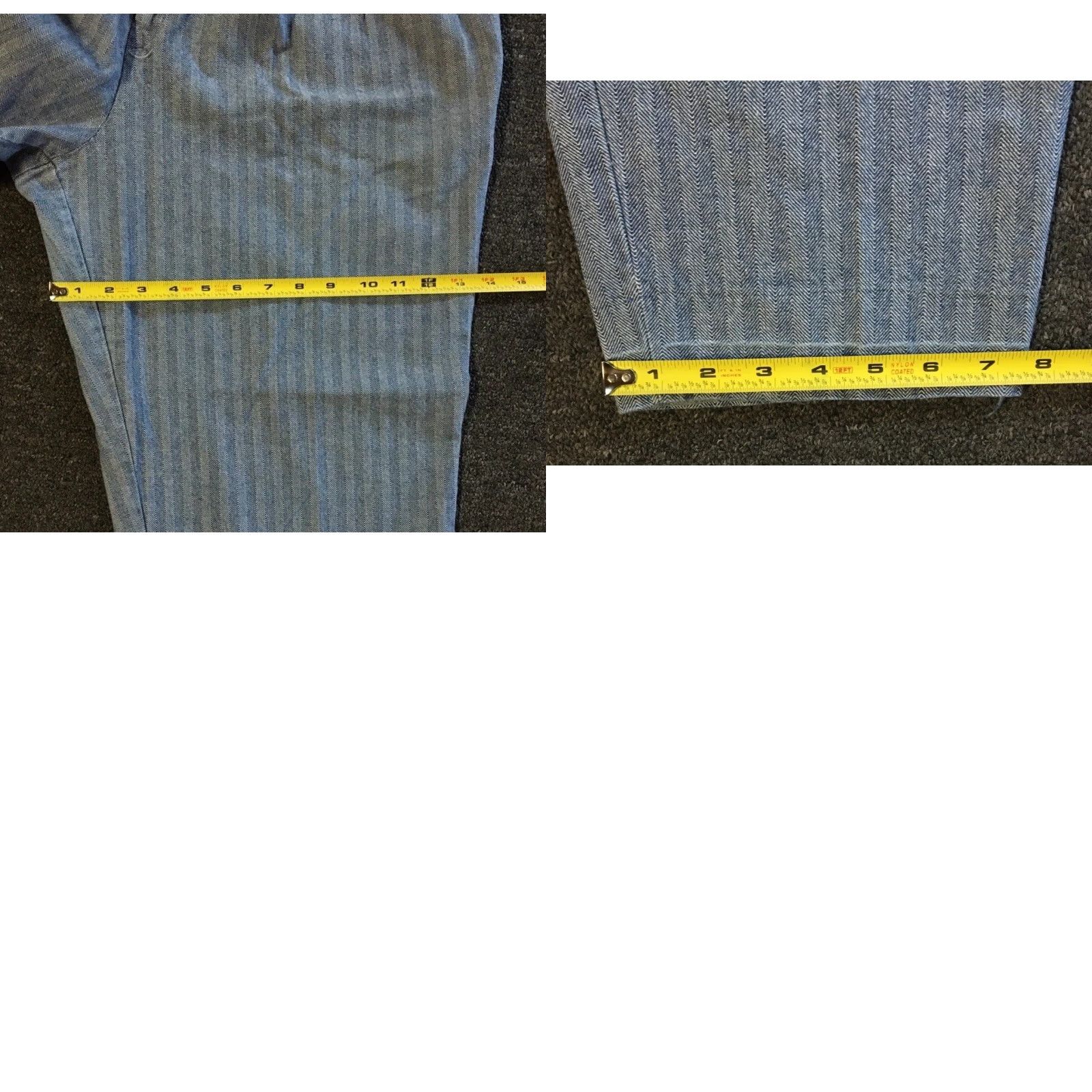 Levi's VINTAGE Levis Pants Mom 32 USA Herringbone 80s Grunge Punk Biker 70s Conductor Size 24" / US 00 / IT 34 - 9 Thumbnail