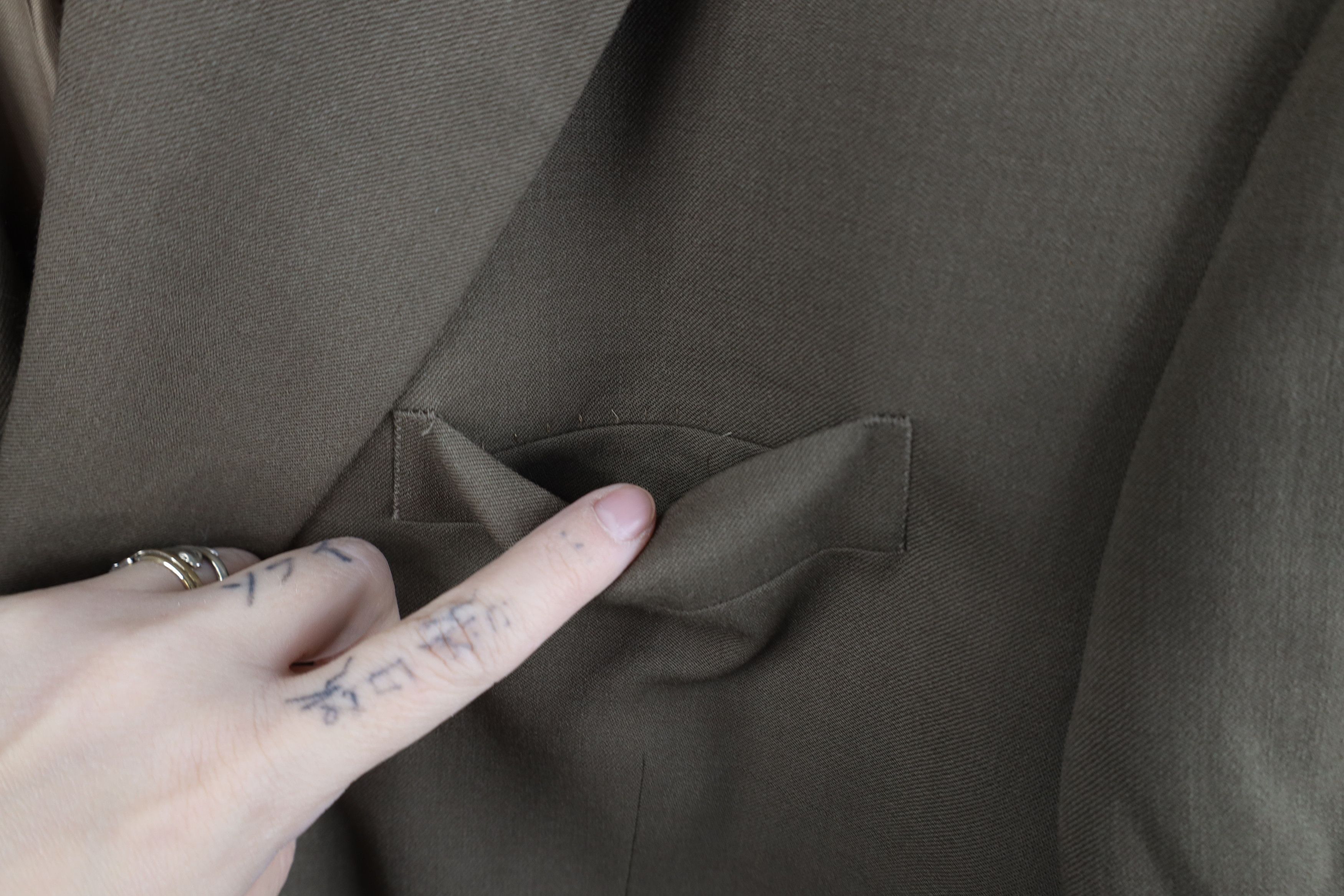 Ralph Lauren Vintage 90s Ralph Lauren Suit Coat Blazer Jacket Beige Size US XXL / EU 58 / 5 - 6 Thumbnail