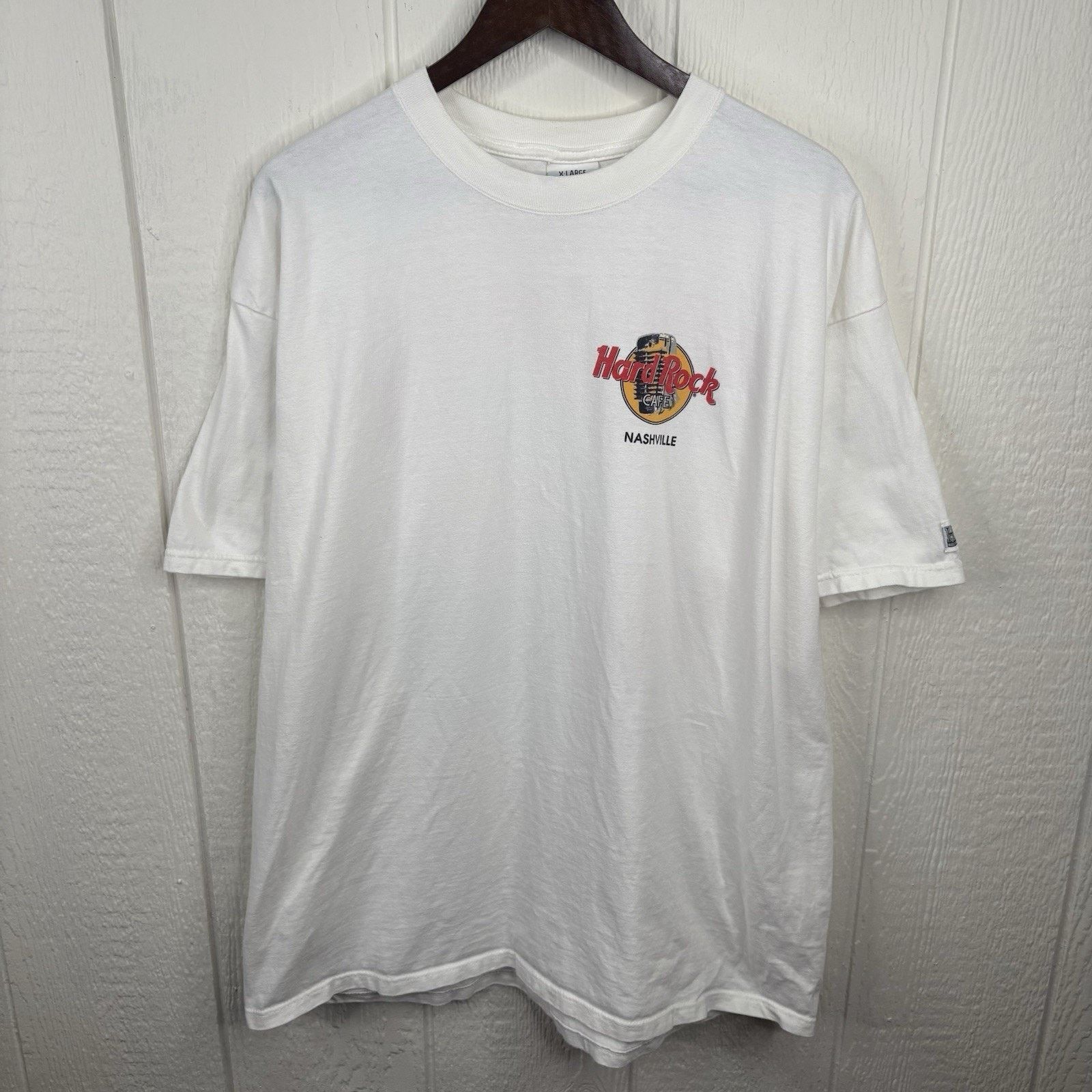 Hard Rock Cafe Vintage White Nashville Country Music Hard Rock Tee X-Large Size US XL / EU 56 / 4 - 2 Thumbnail