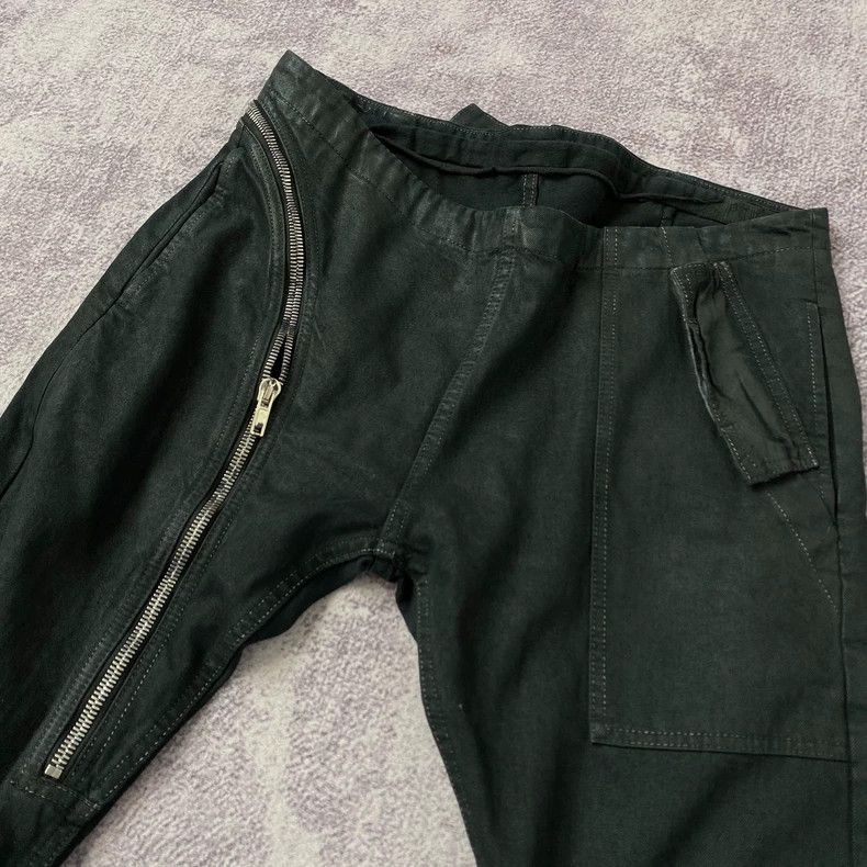 Rick Owens Rick Owens size XL Air Cut zippered waxed denim pants Size 40" / US 18 - 3 Thumbnail