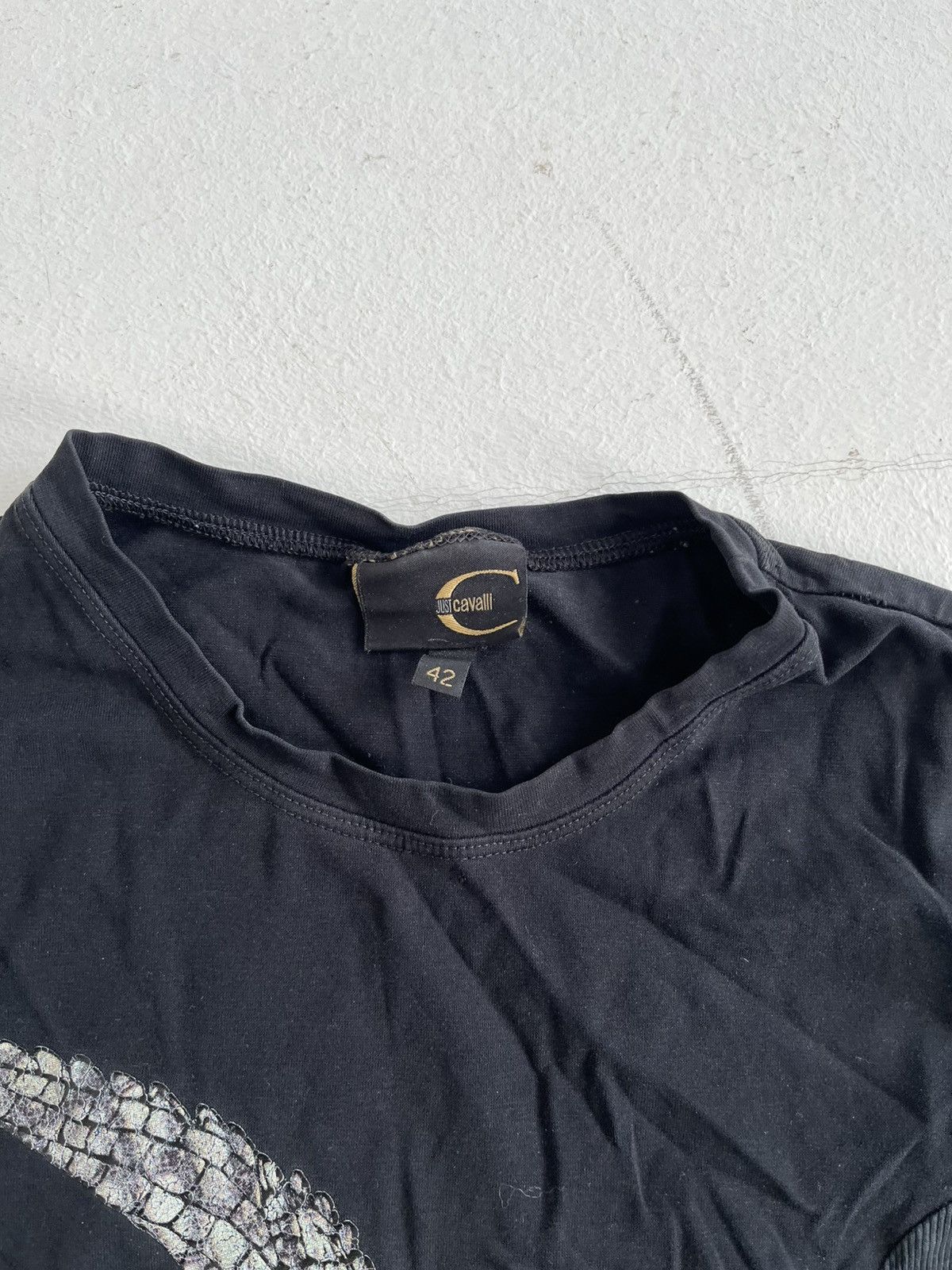 Just Cavalli Vintage 90s Just Cavalli Desginer Longs leeve Shirt y2k Size M / US 6-8 / IT 42-44 - 3 Thumbnail