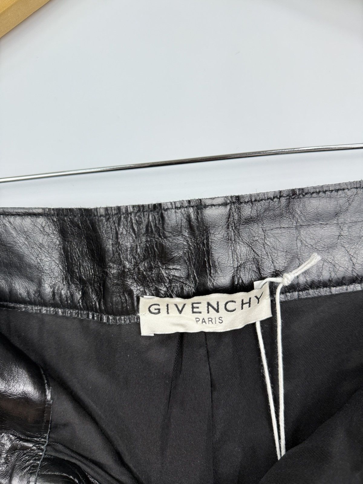 Givenchy ❗️NEW Givenchy Embossed Leather Pants Textured Square Pattern Size US 31 - 11 Thumbnail