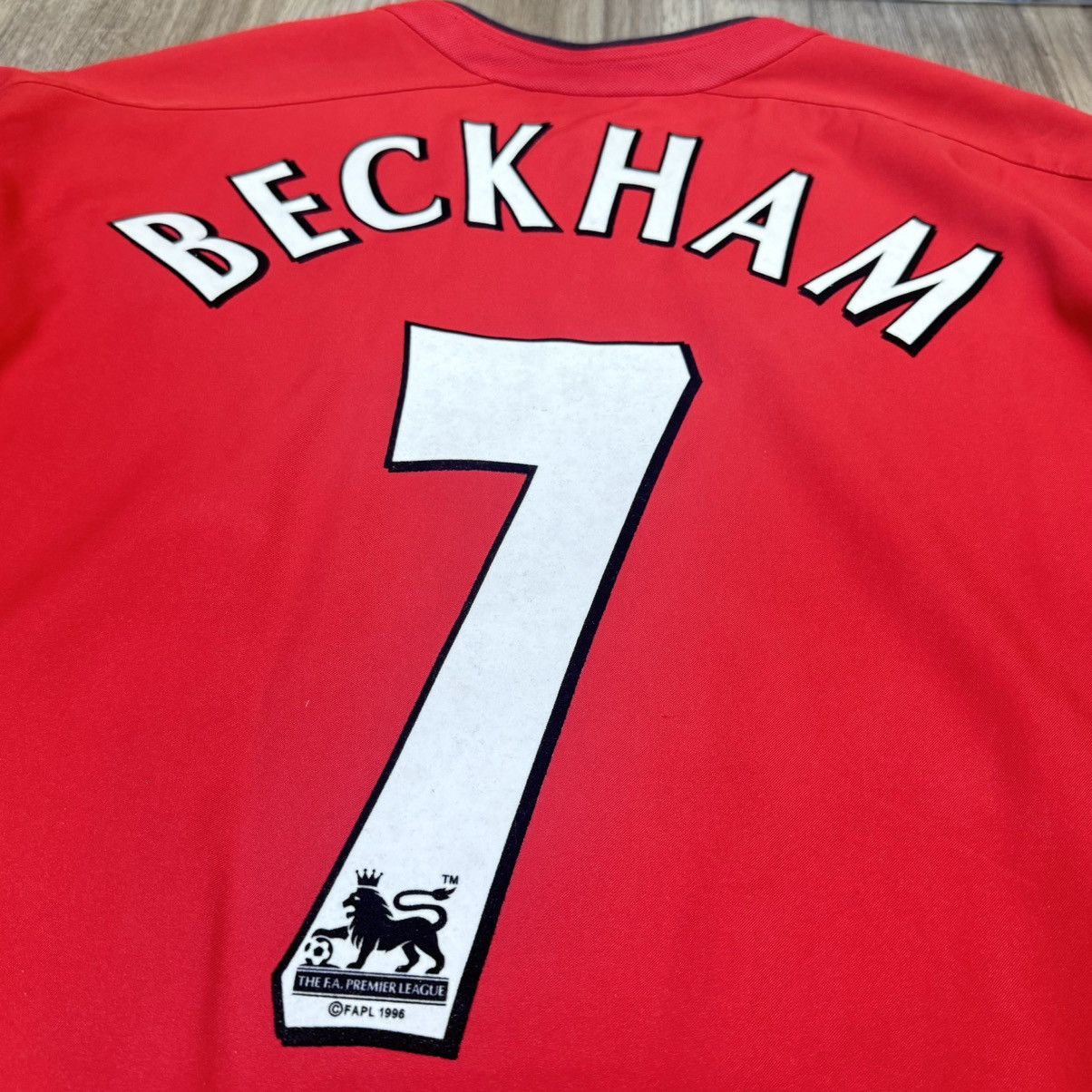 Nike Manchester united 02/03 home shirt #7 Beckham Size US XL / EU 56 / 4 - 6 Thumbnail