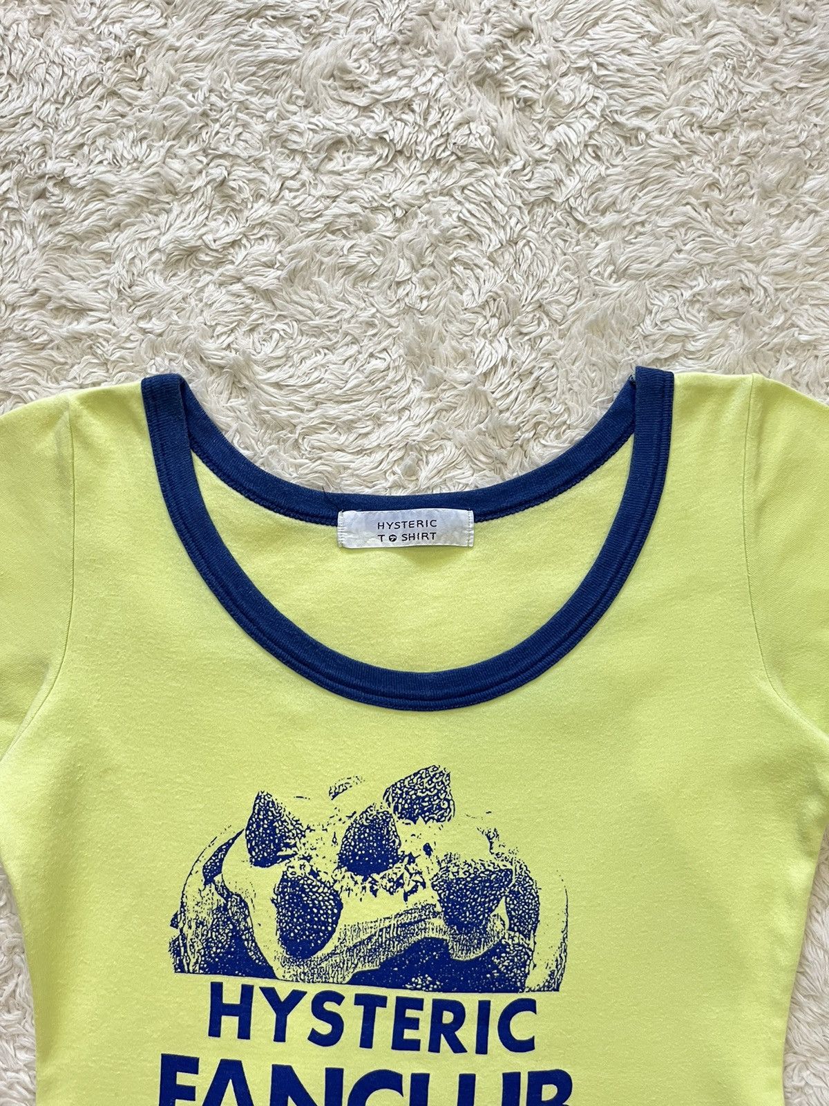 combo vintage hysteric glamour crop tee & corduroy skirt