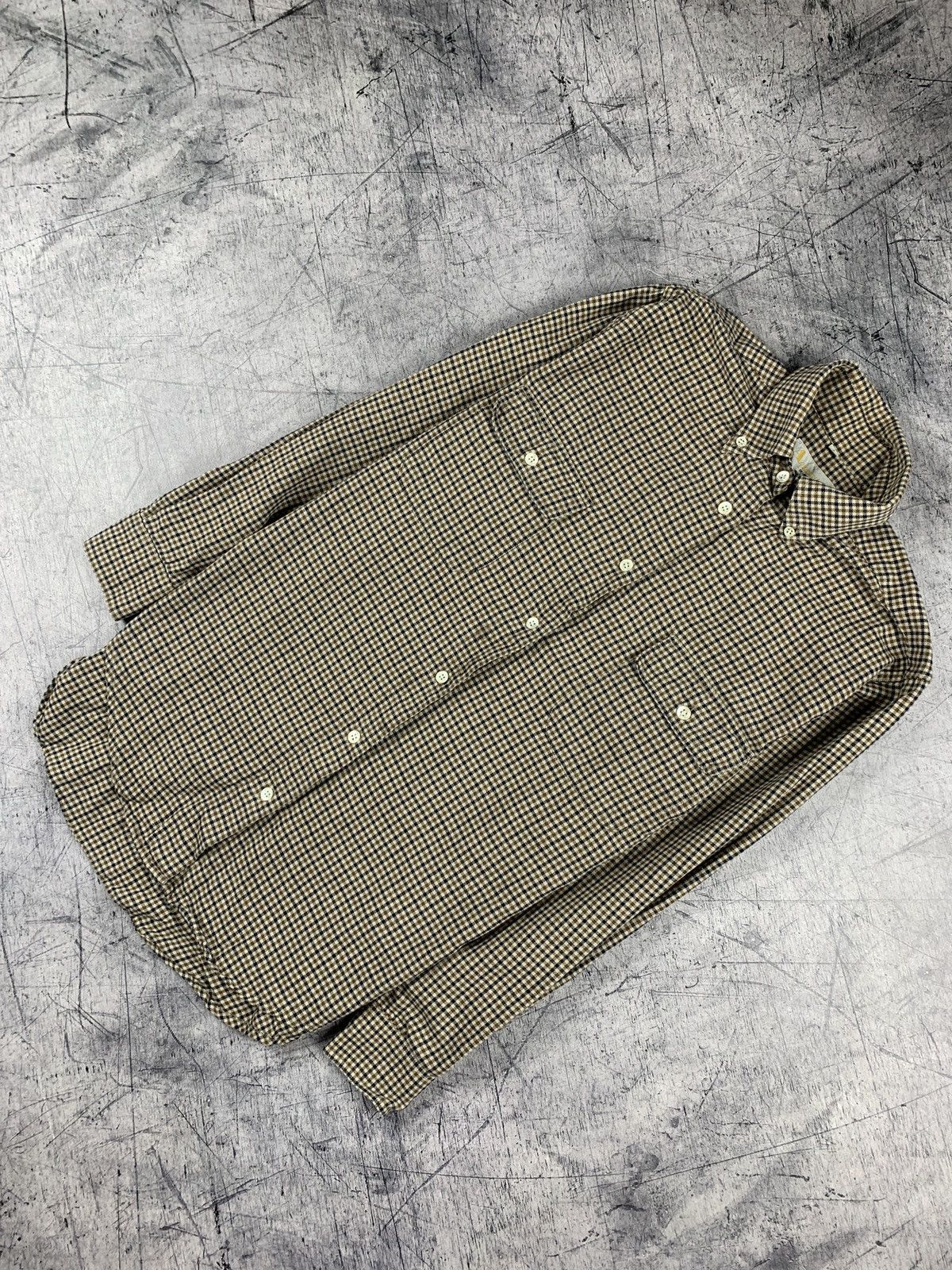 Aquascutum Vintage Aquascutum Luxury Shirt Buttons 90s Size US S / EU 44-46 / 1 - 1 Thumbnail