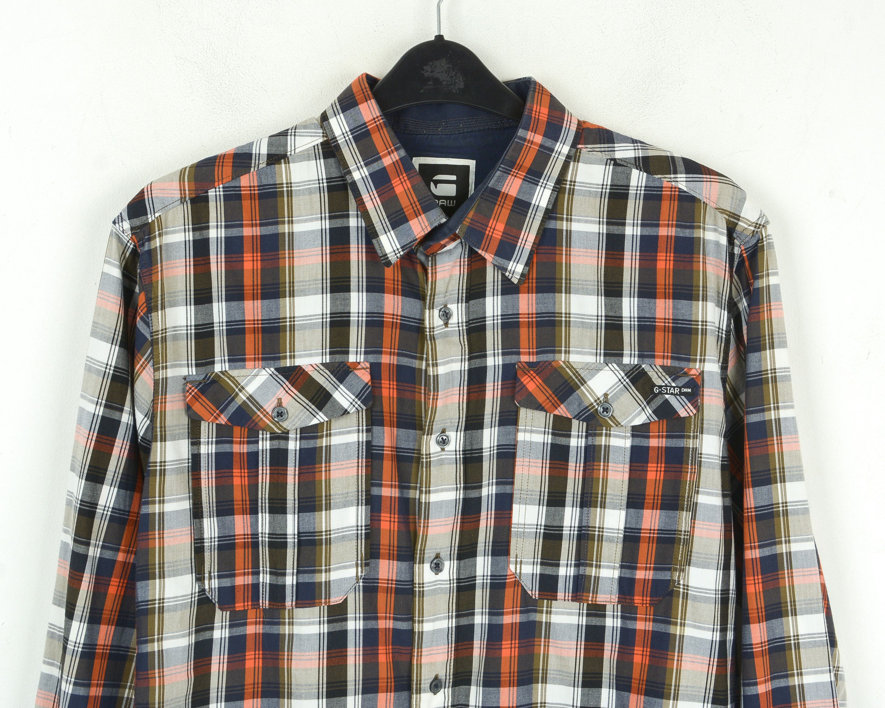 G-Star 'Ranger Check Shirt' Casual Cotton Long Sleeved Top Plaid Size US XXL / EU 58 / 5 - 8 Thumbnail