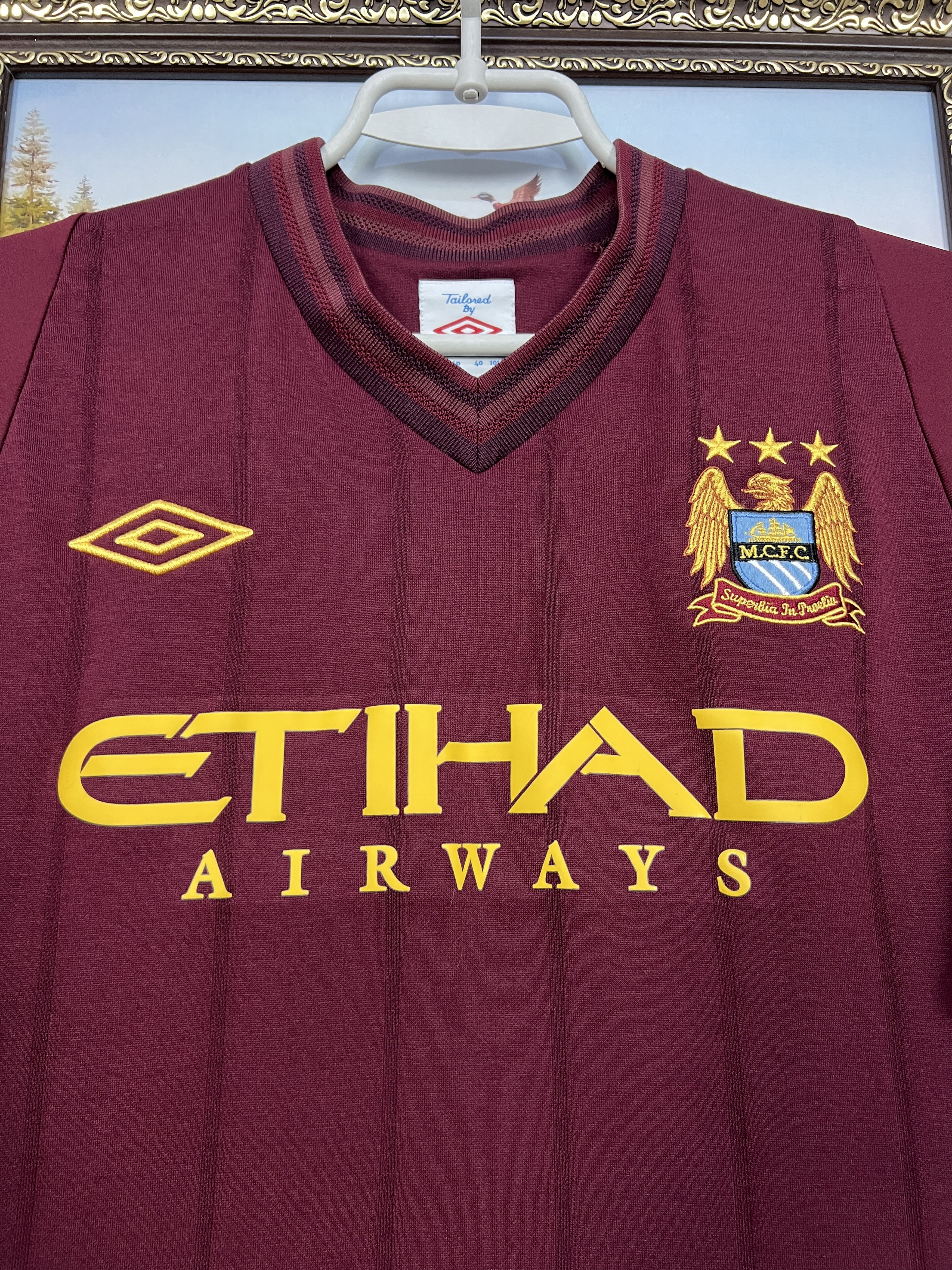 Umbro Manchester City Away football shirt 2012 Player Issue #5 Size US M / EU 48-50 / 2 - 3 Thumbnail