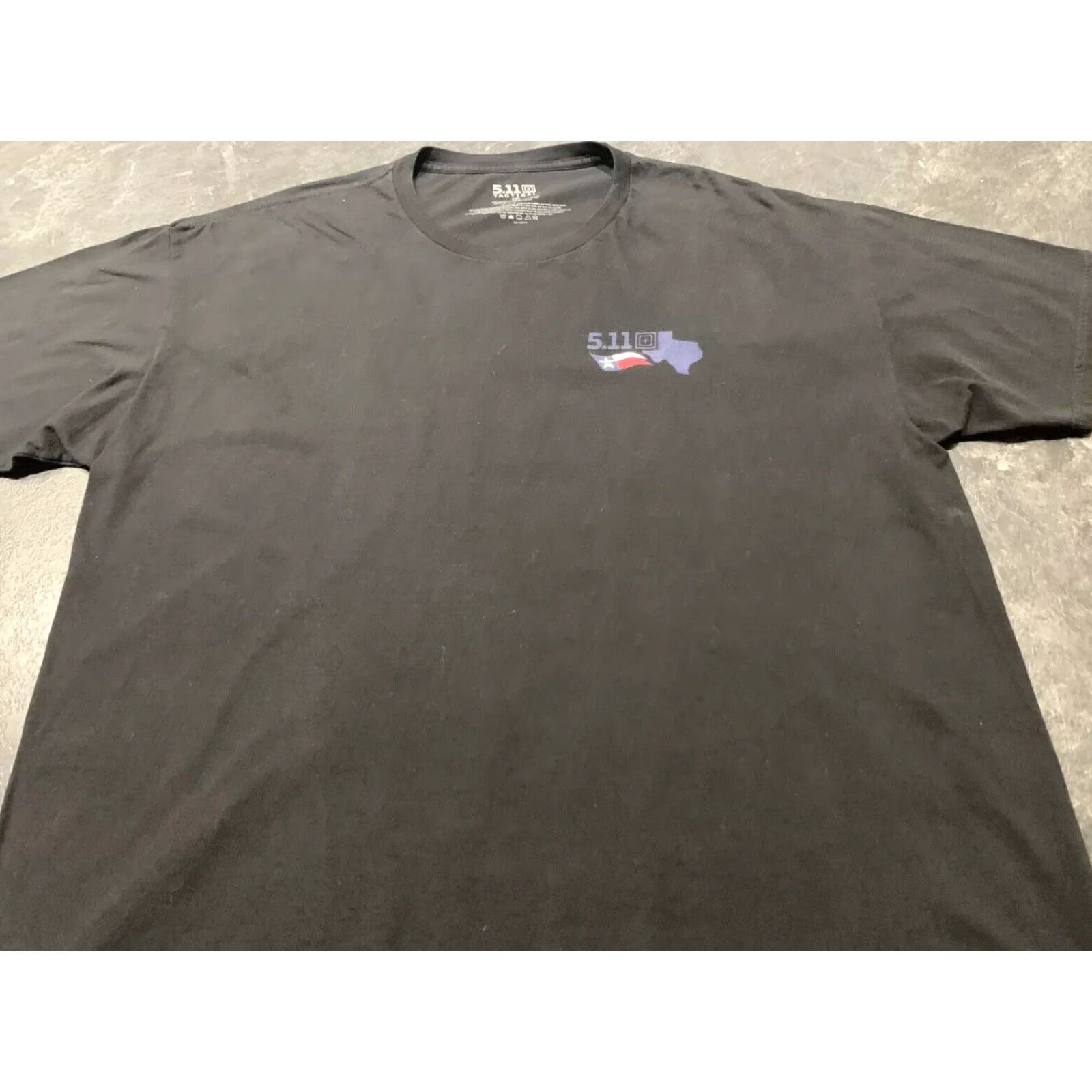 Vintage VINTAGE 5.11 Tactical T-Shirt Men’s 2XL Short Sleeve Crew Neck Cotton Black Texas Graphic Print Size US XXL / EU 58 / 5 - 2 Thumbnail